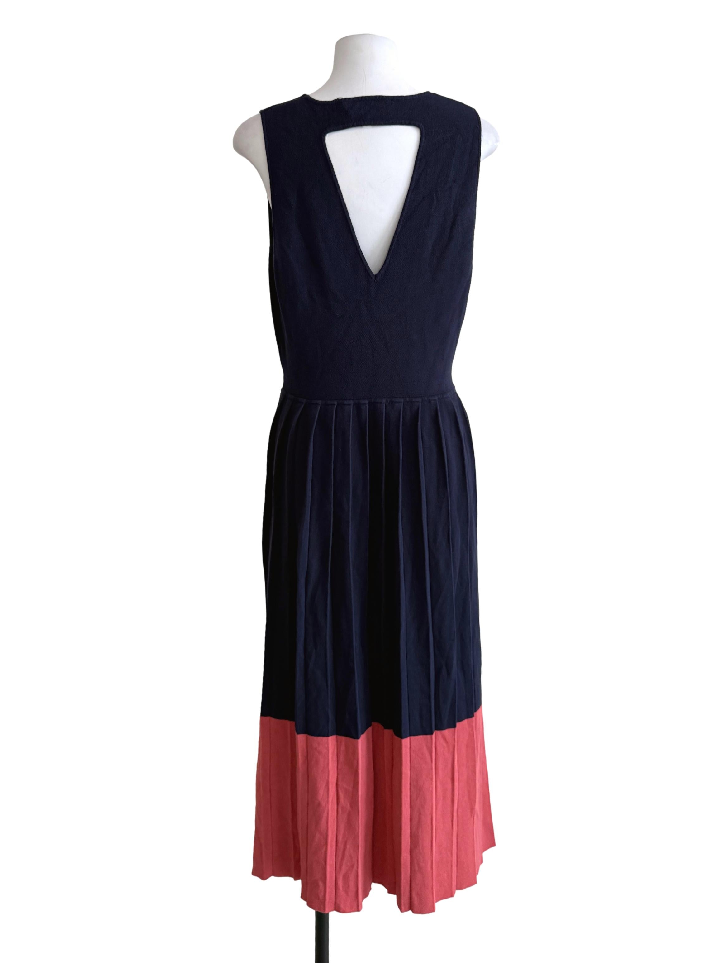 Two Tone Drop Waist Dress