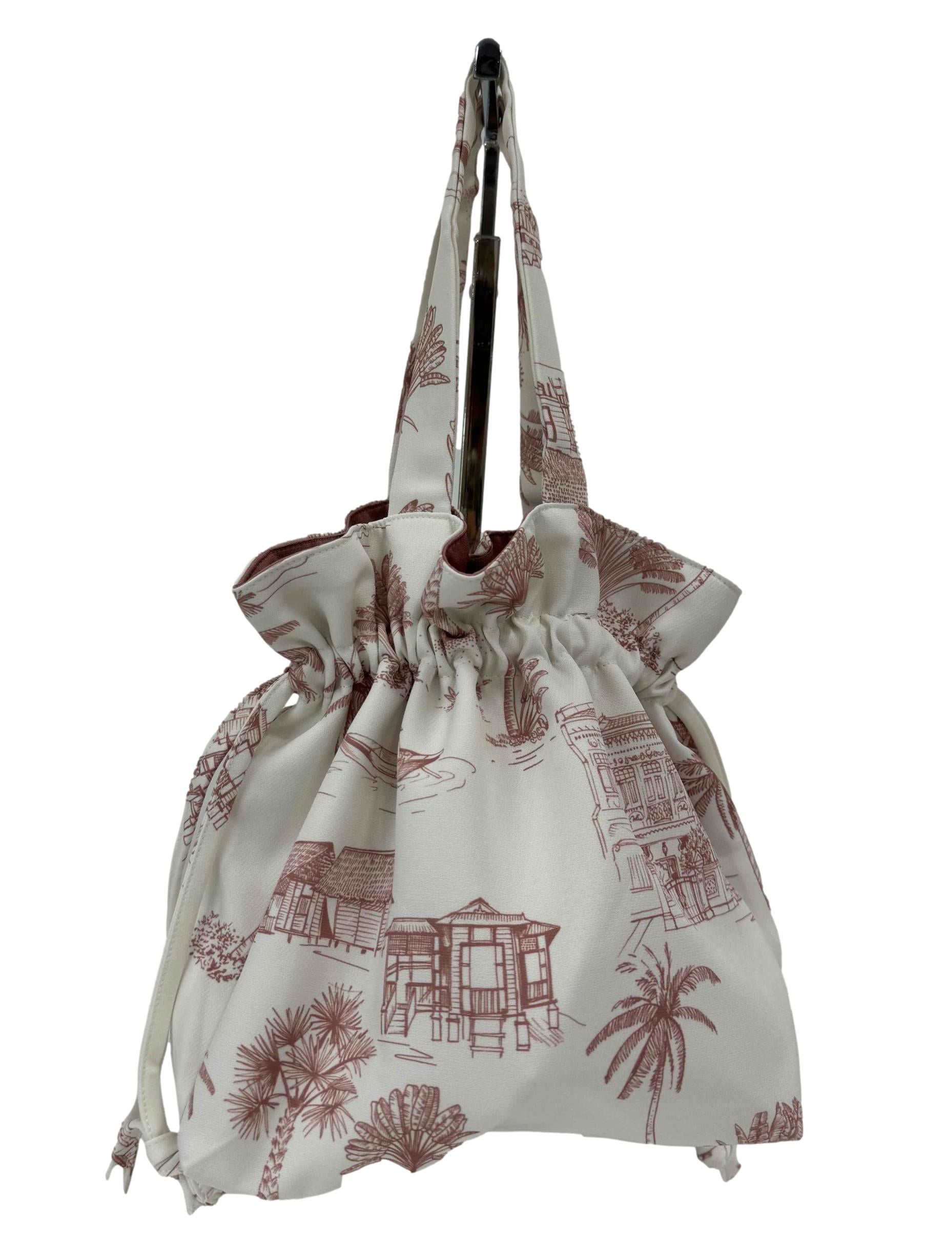 The Closet Lover White Drawstring Reversible Huat Bao Bao