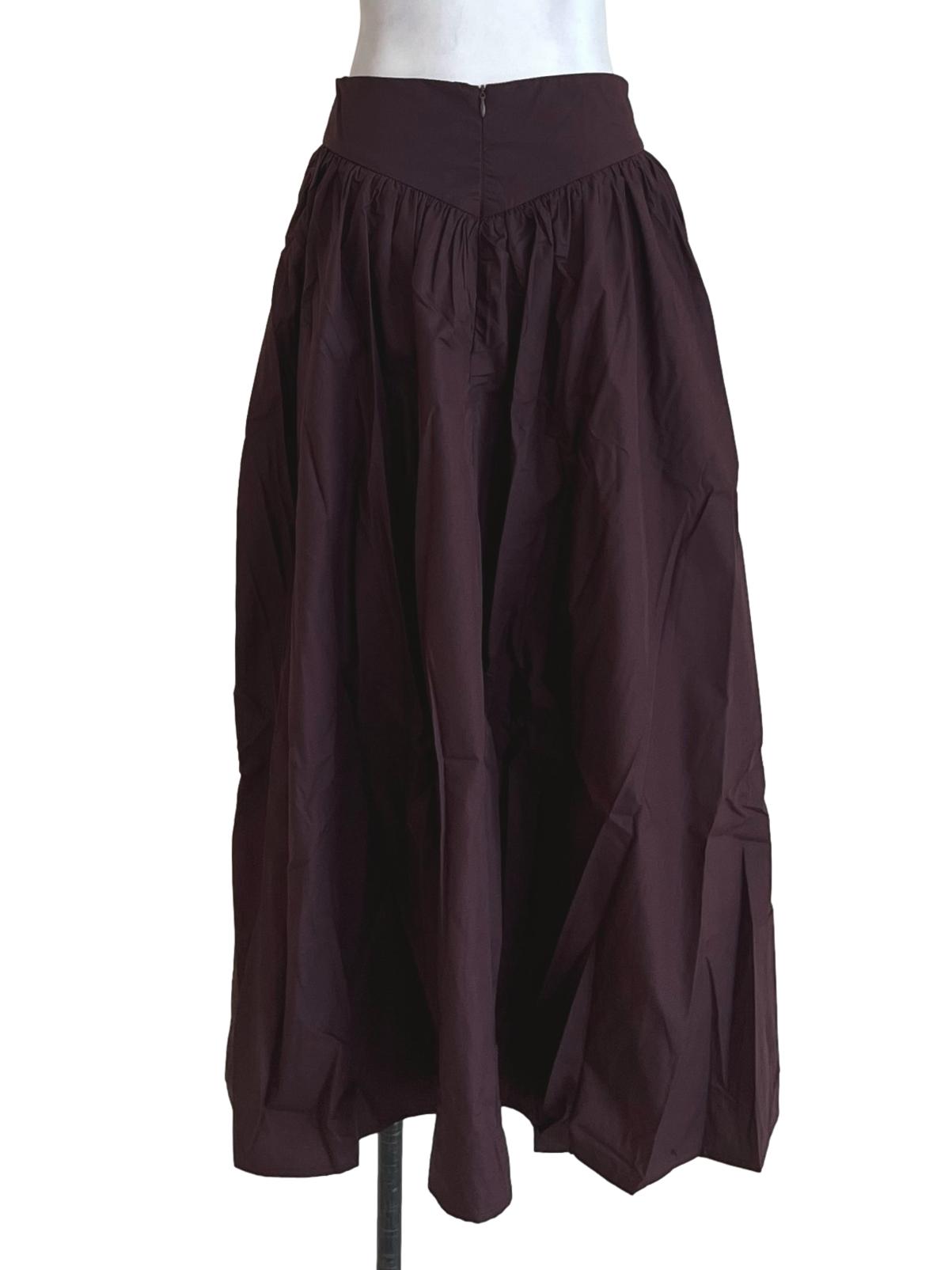 Brown Jayna Corset Maxi Skirt