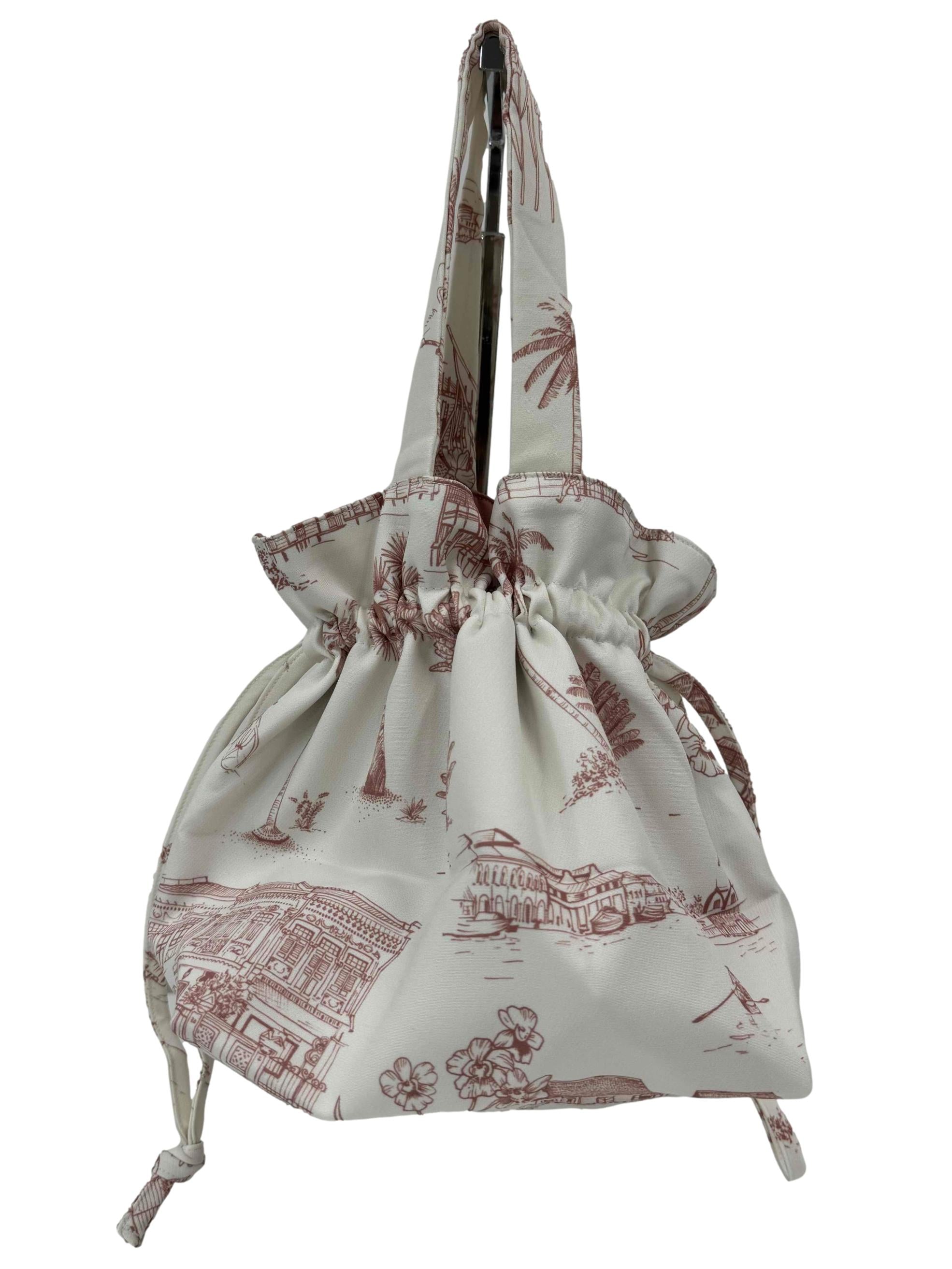 The Closet Lover White Drawstring Reversible Huat Bao Bao
