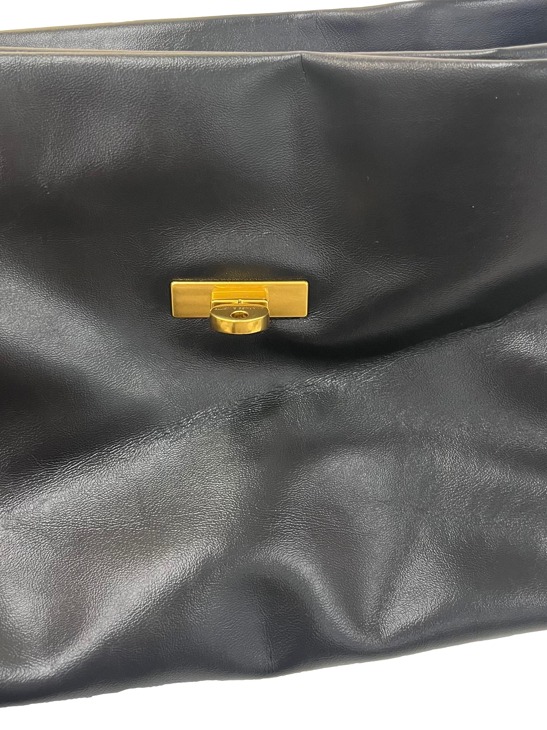Black Slouchy Shoulder Bag