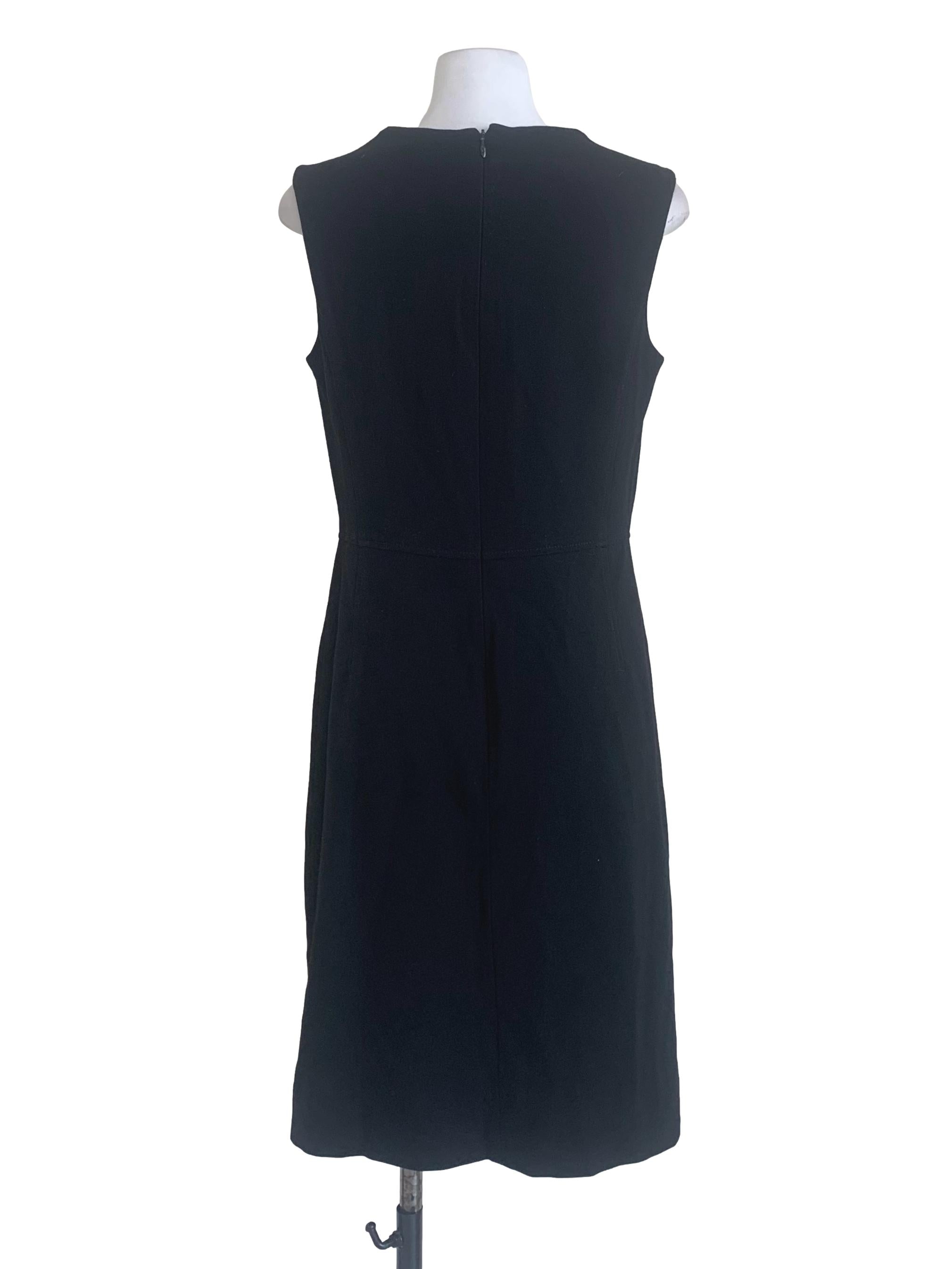 Crow Black Sheath Dress