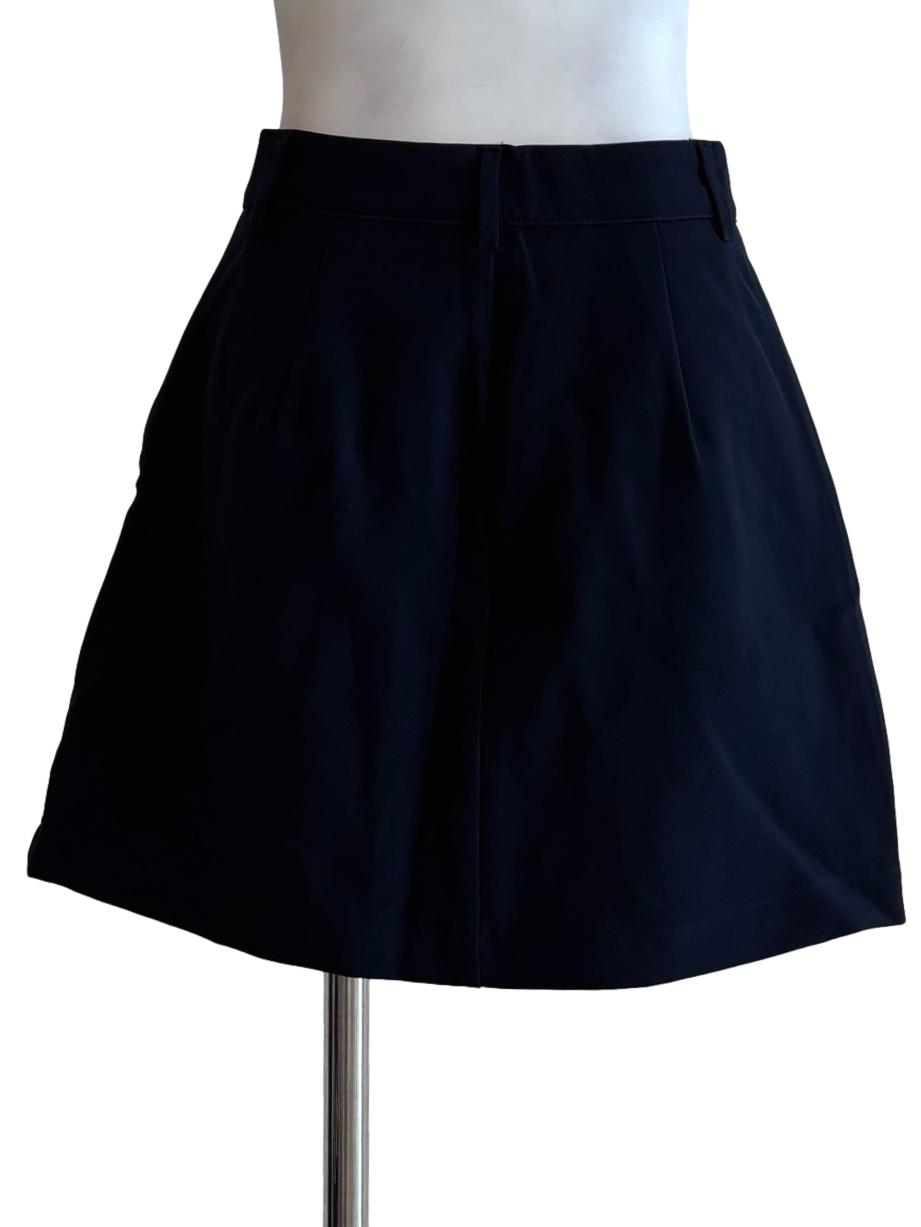 Navy Blue Mini Skirt