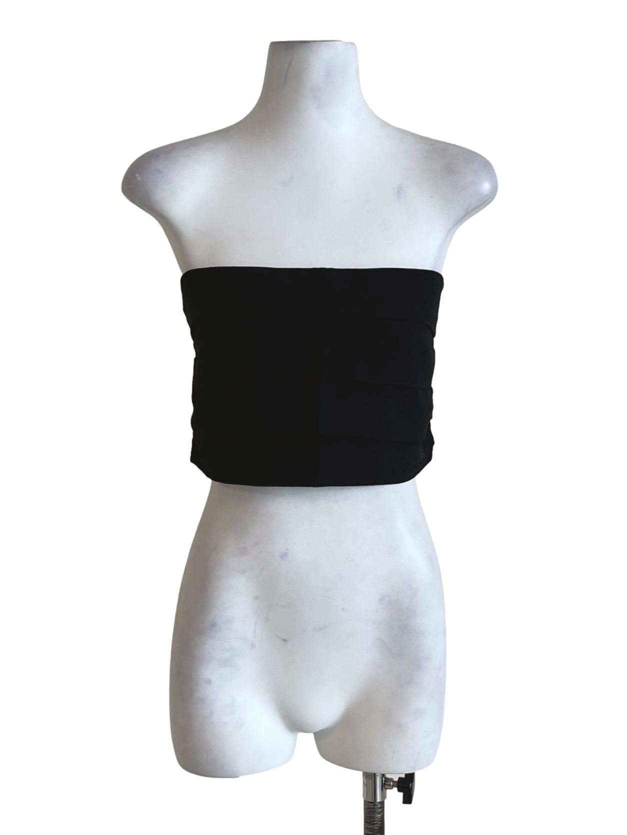 Black Lizzy Tiered Tube Top