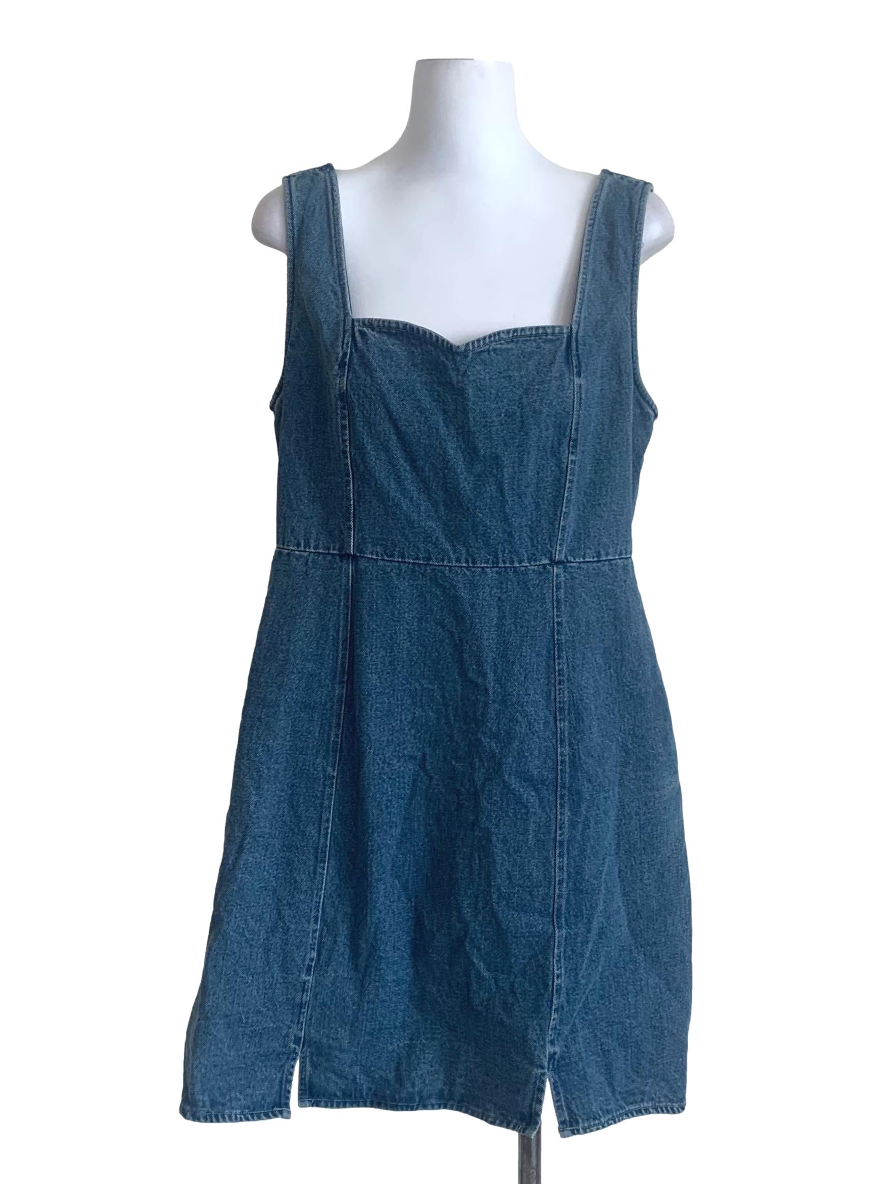 Aegean Blue Denim Dress
