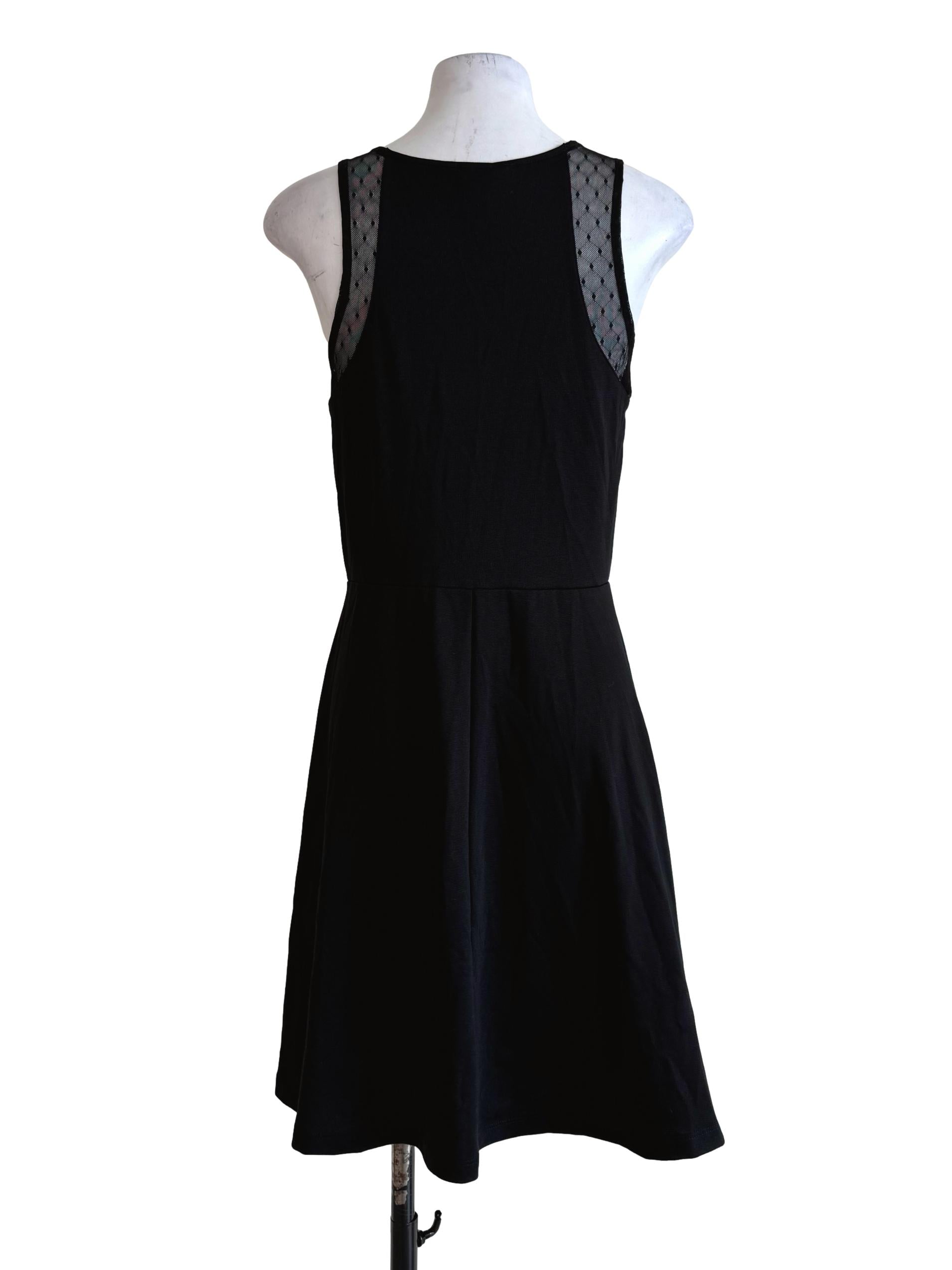 Panther Black A-Line Dress