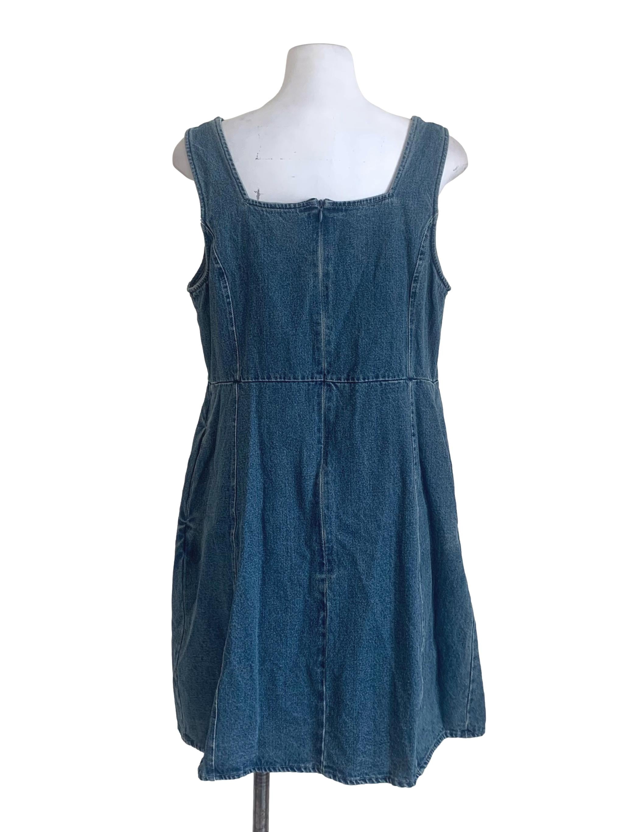 Aegean Blue Denim Dress