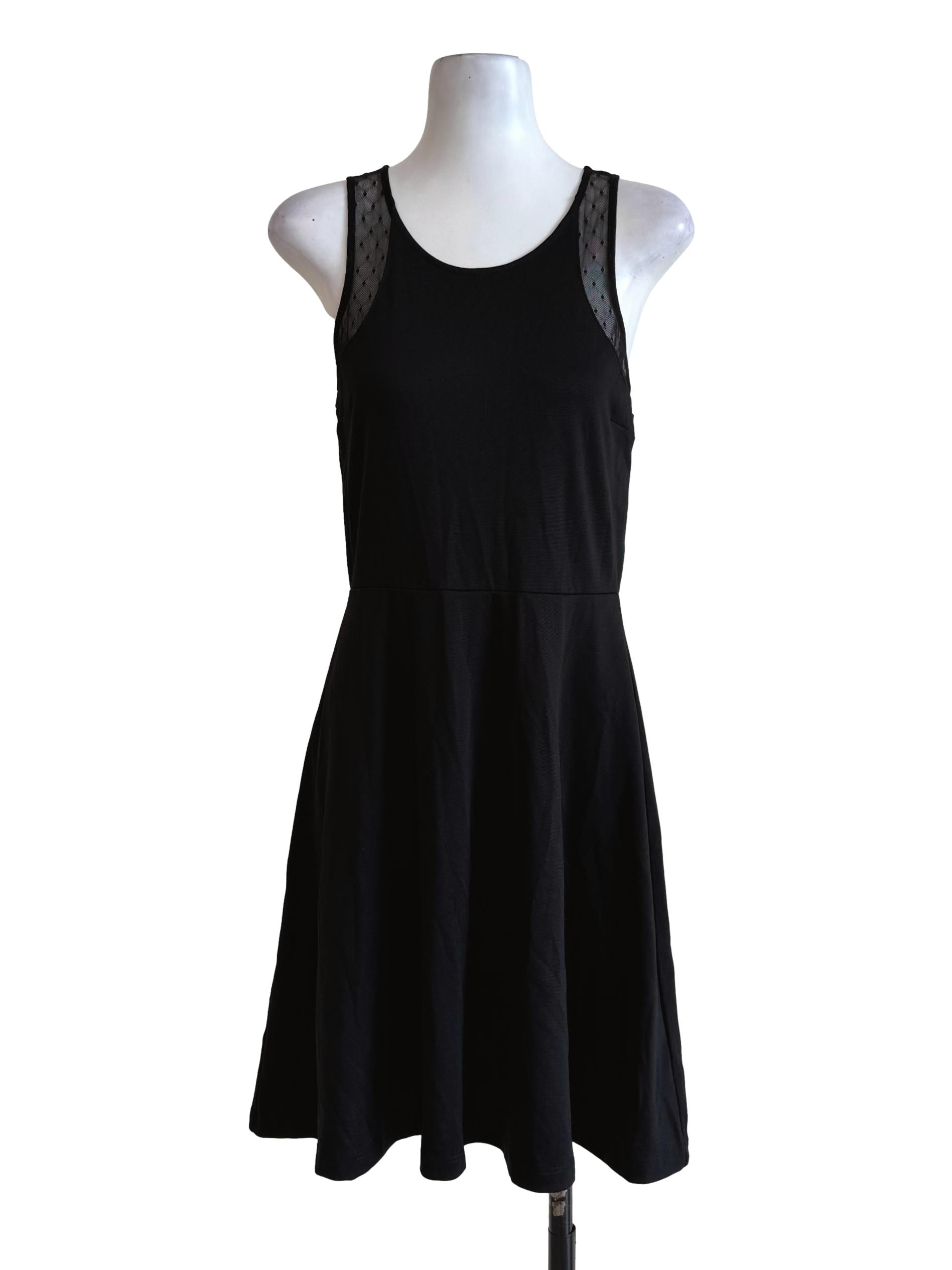 Panther Black A-Line Dress