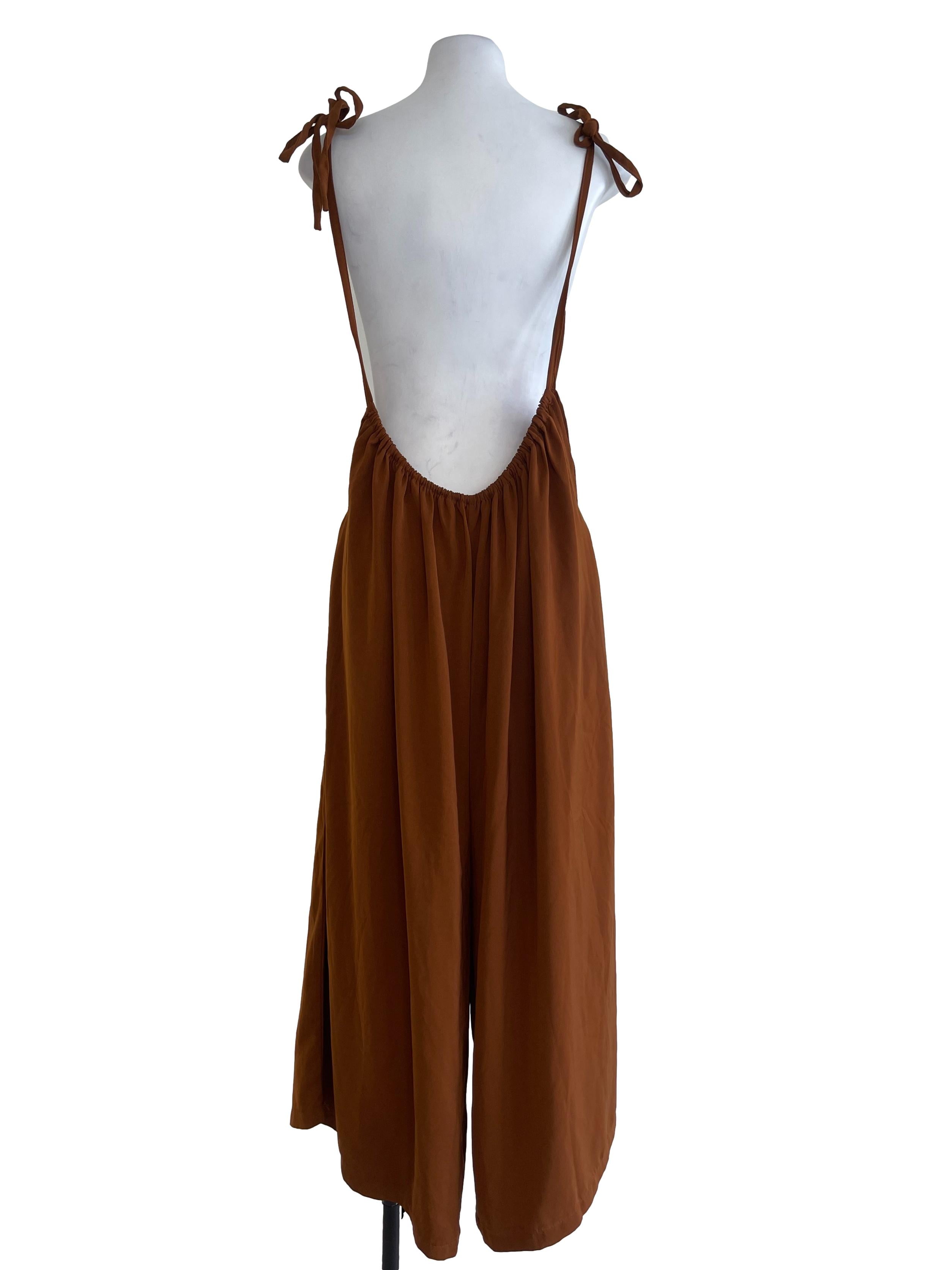 Brown Baggy Overall