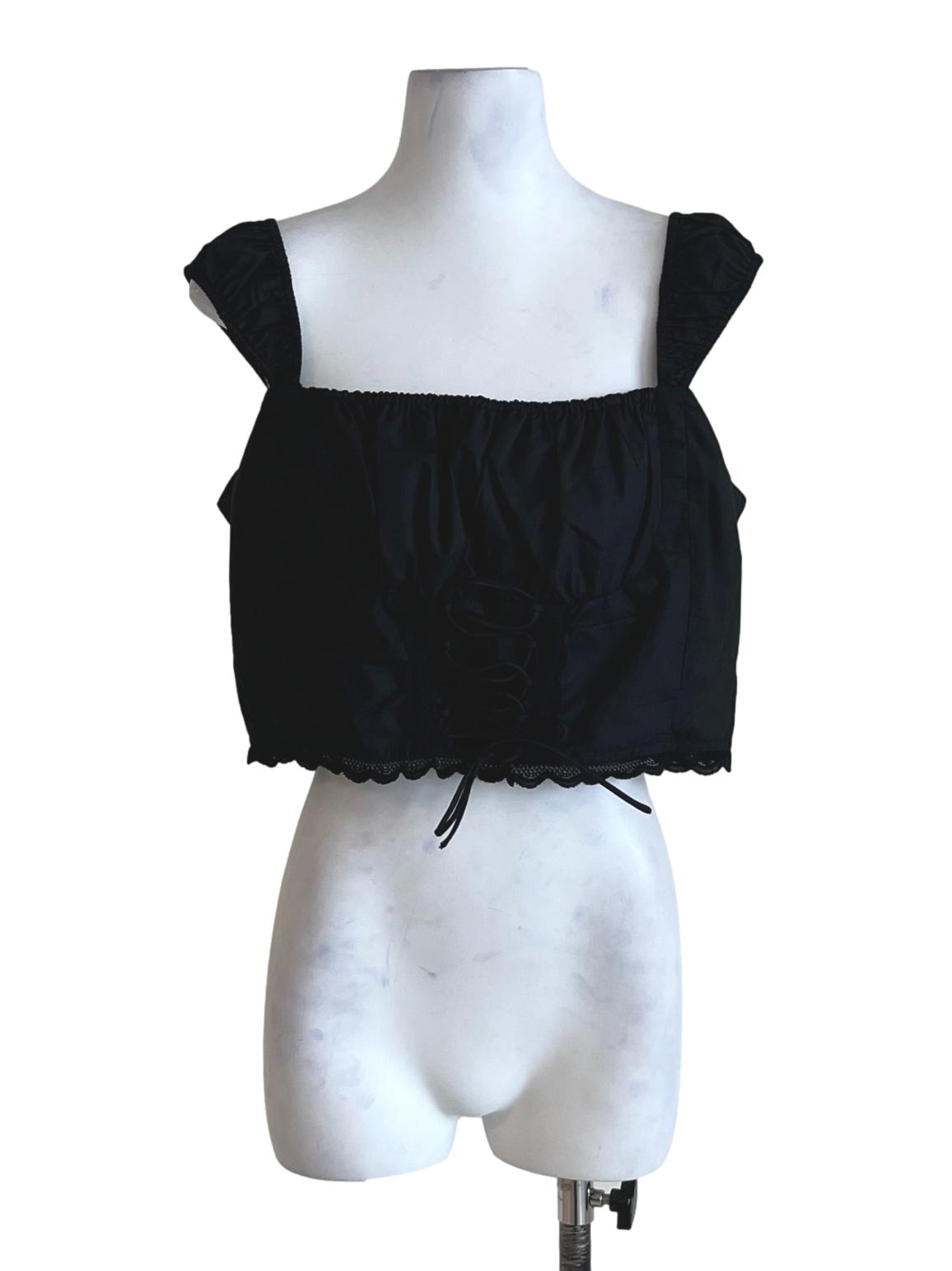 Black Stacey Corset Top