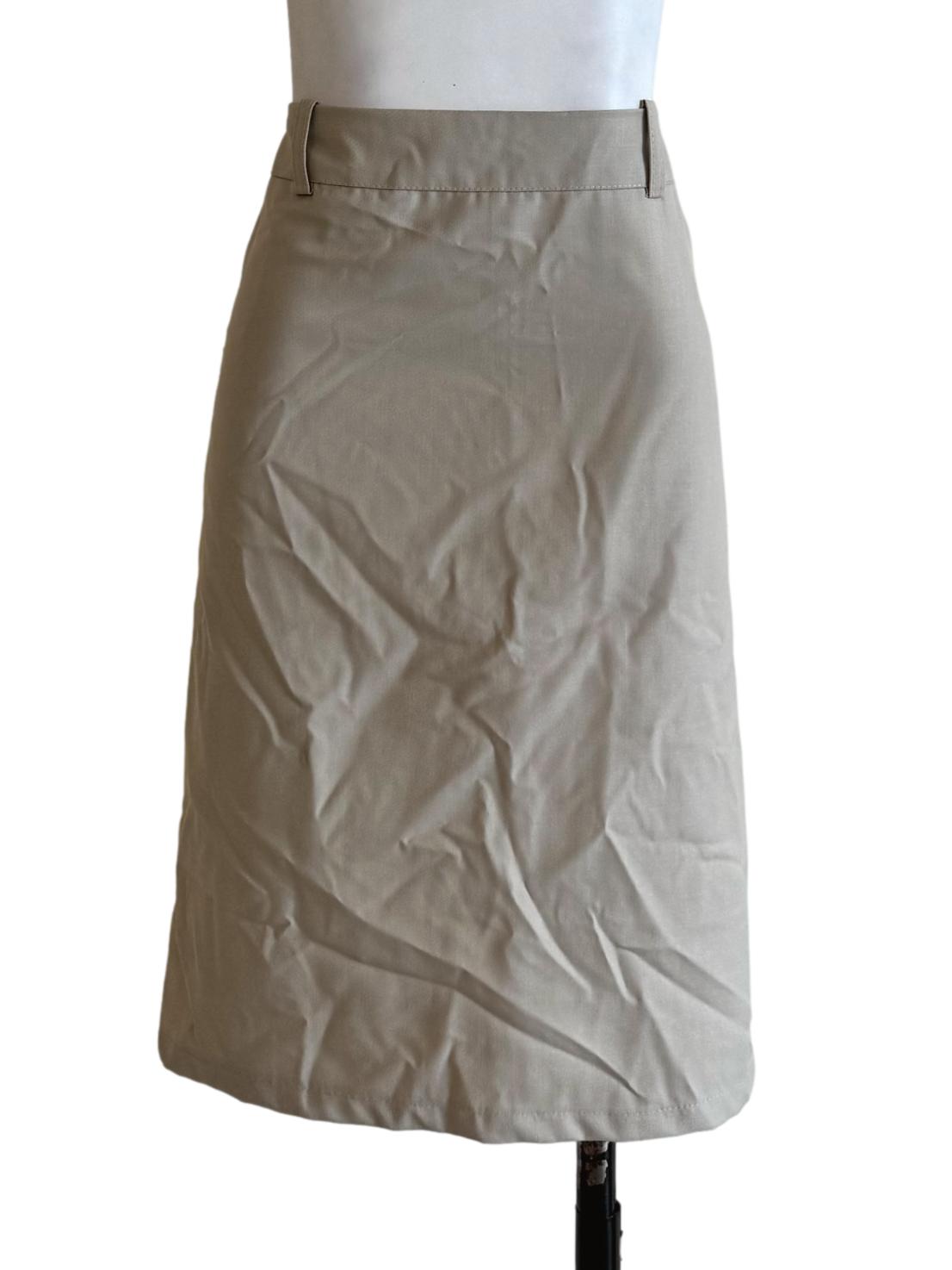 Sand Beige Formal Skirt