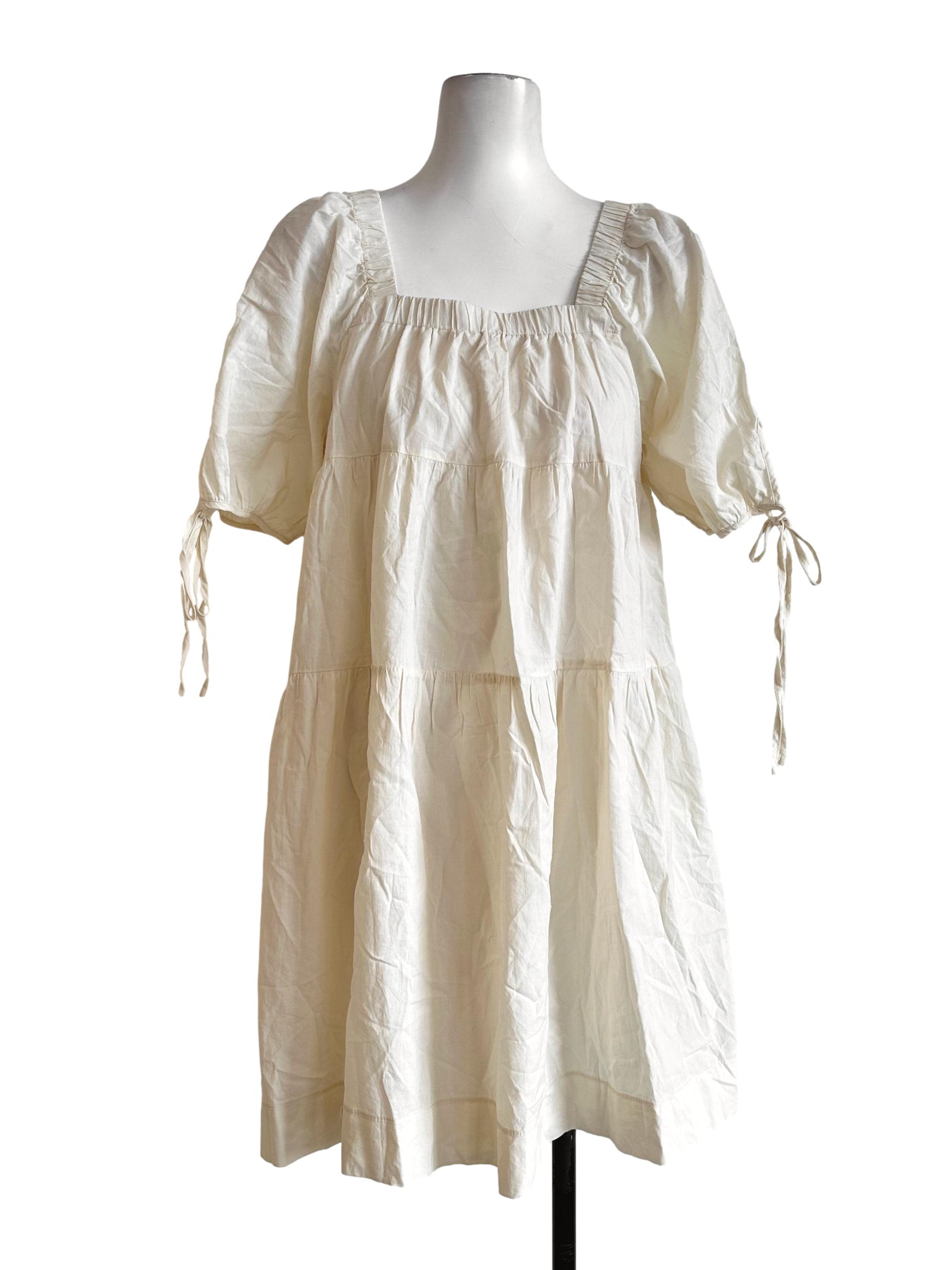 Shortbread Beige Mini Dress