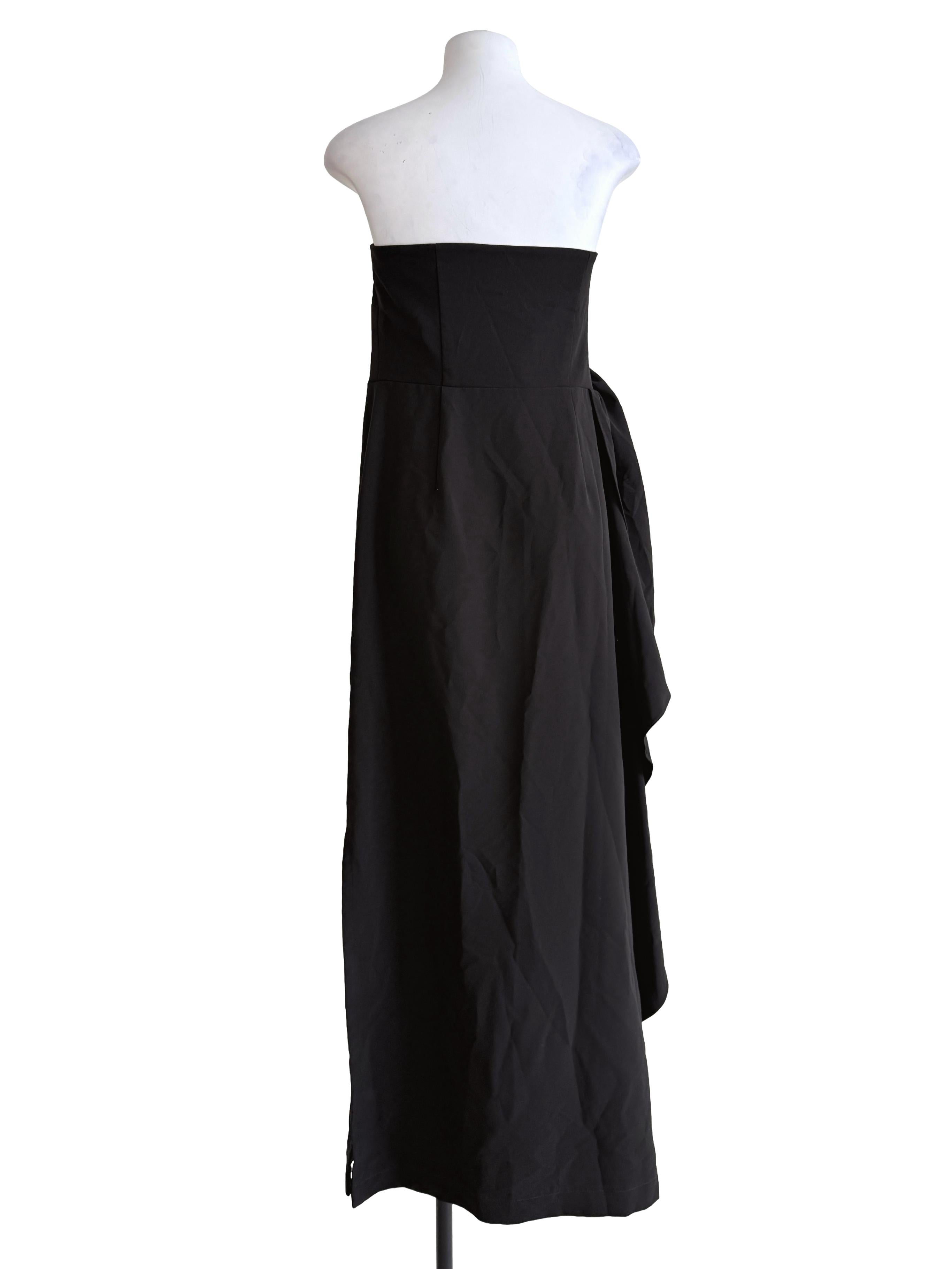 Black Sweetheart Bustier Dress