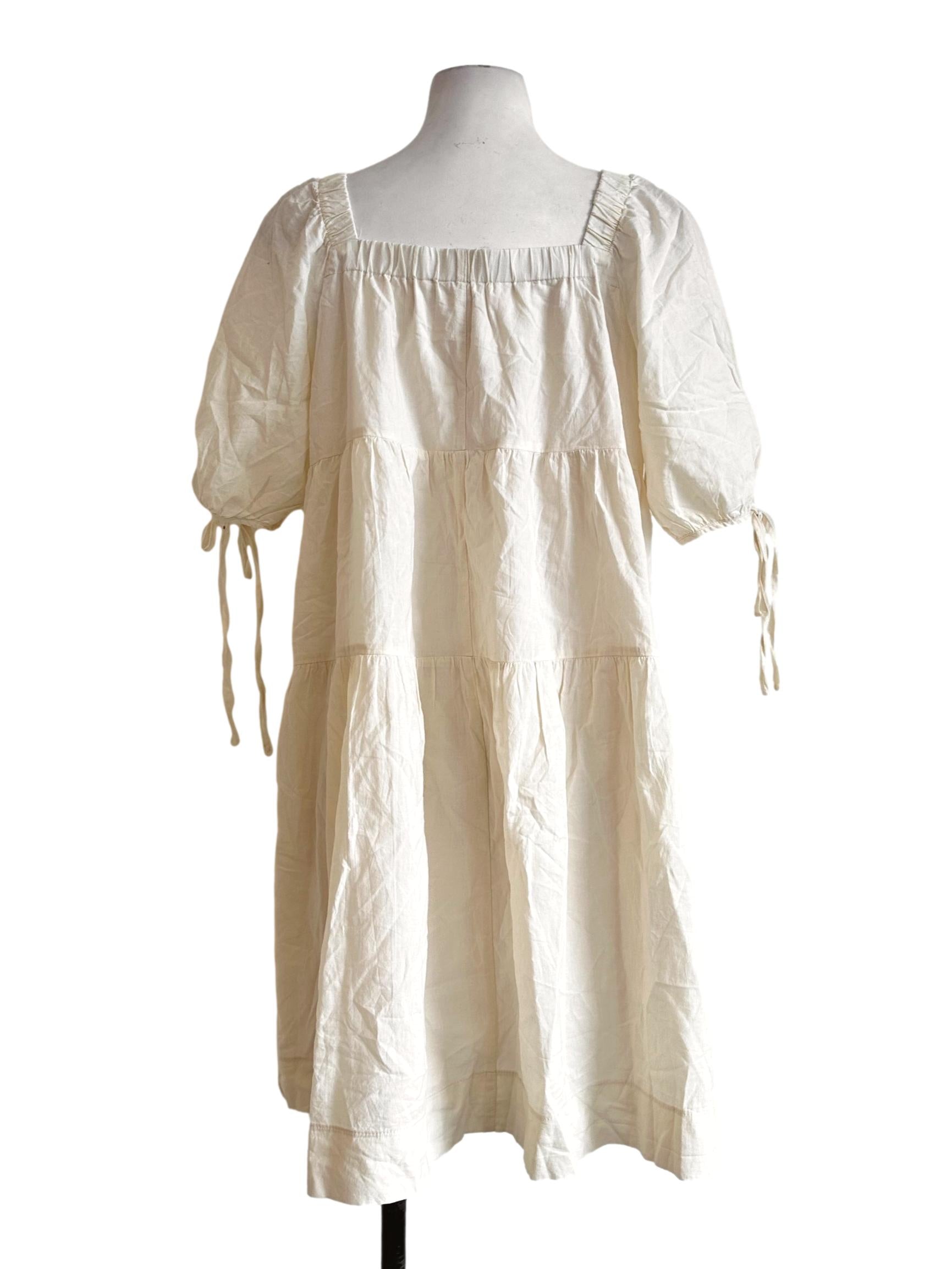 Shortbread Beige Mini Dress