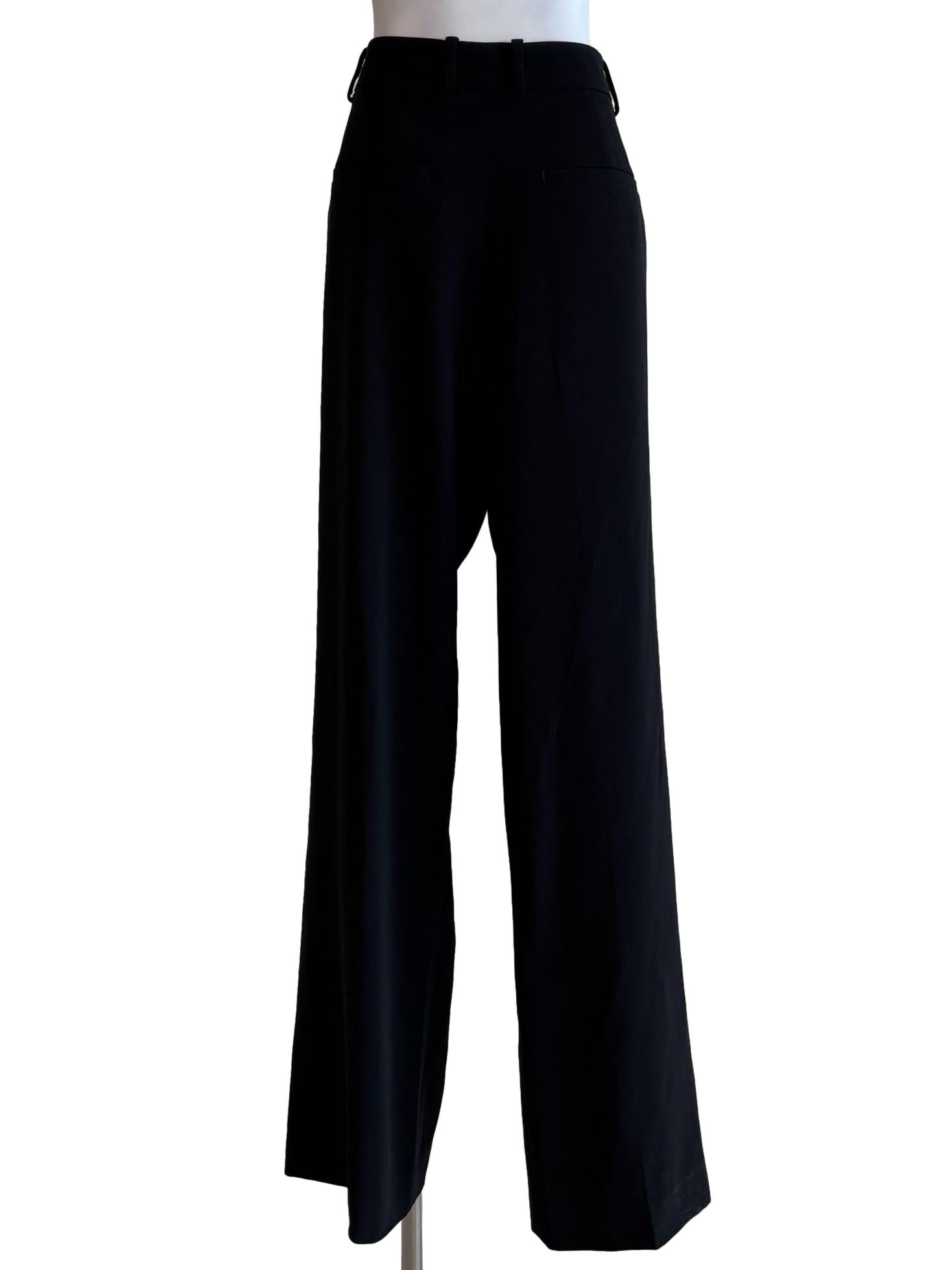 Black Straight Cut Pants