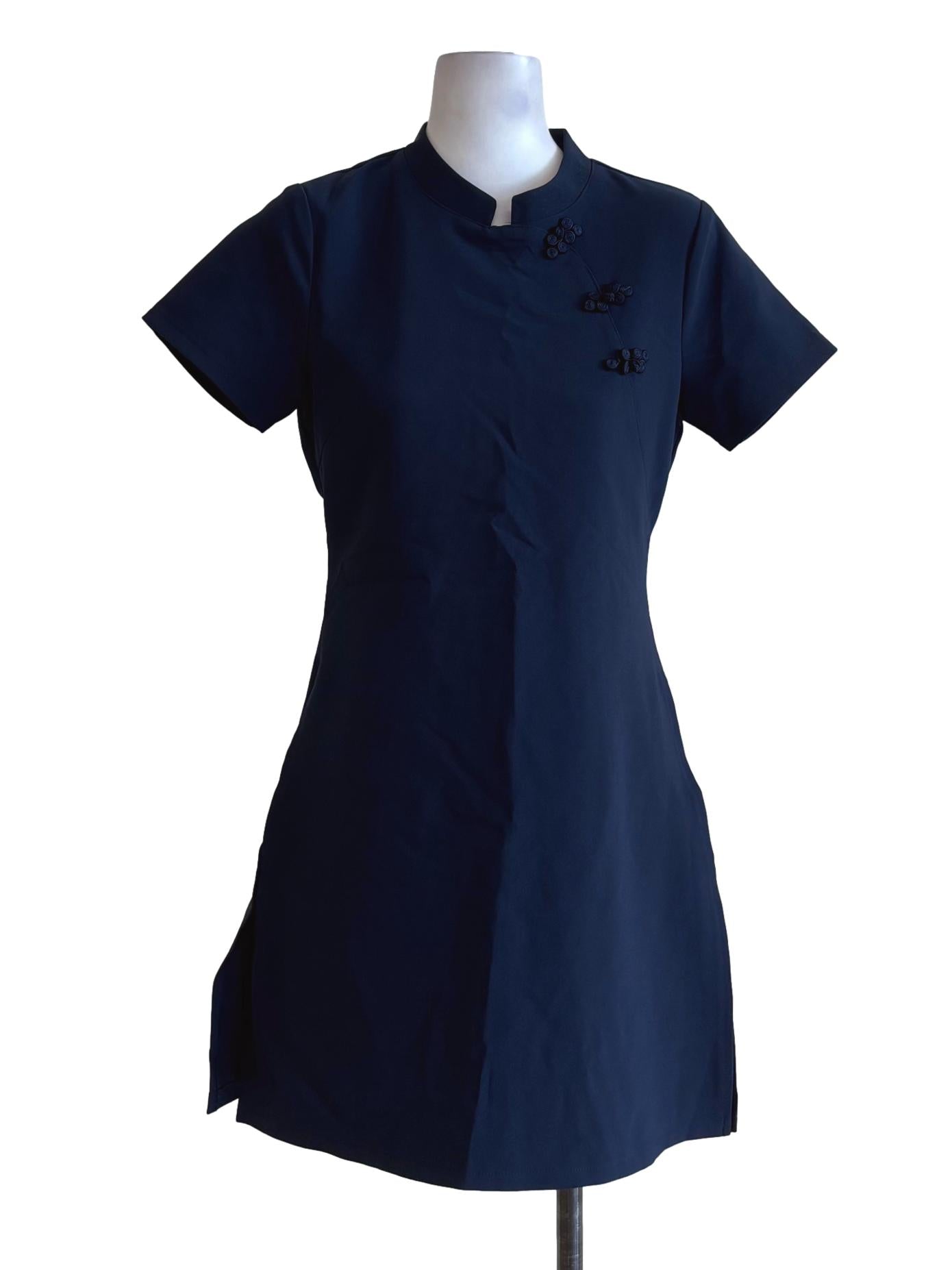 Midnight Blue Cheongsam