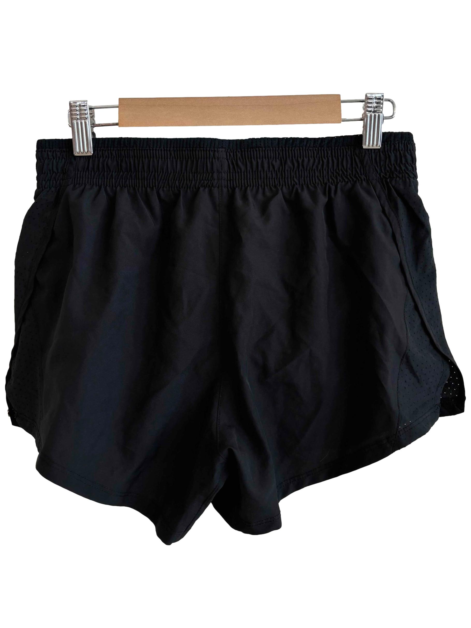 Onyx Black Running Shorts