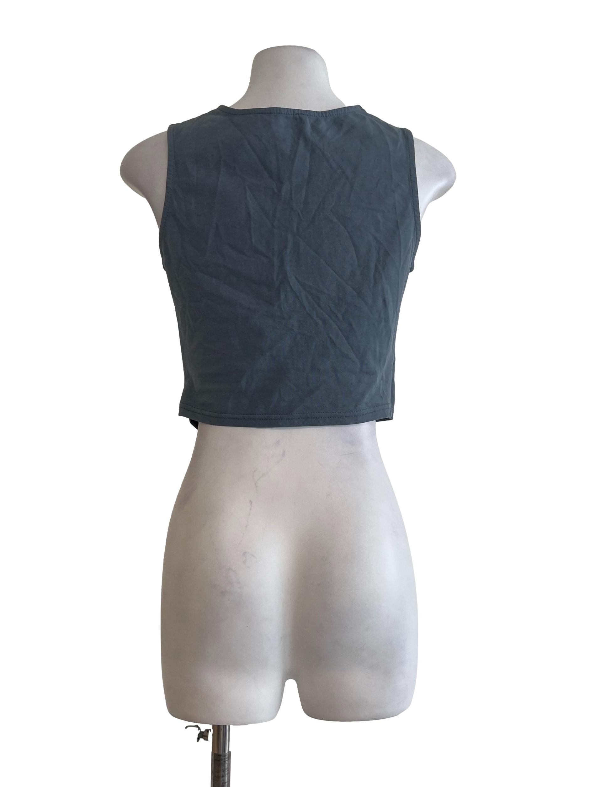Slate Grey Fashion Top