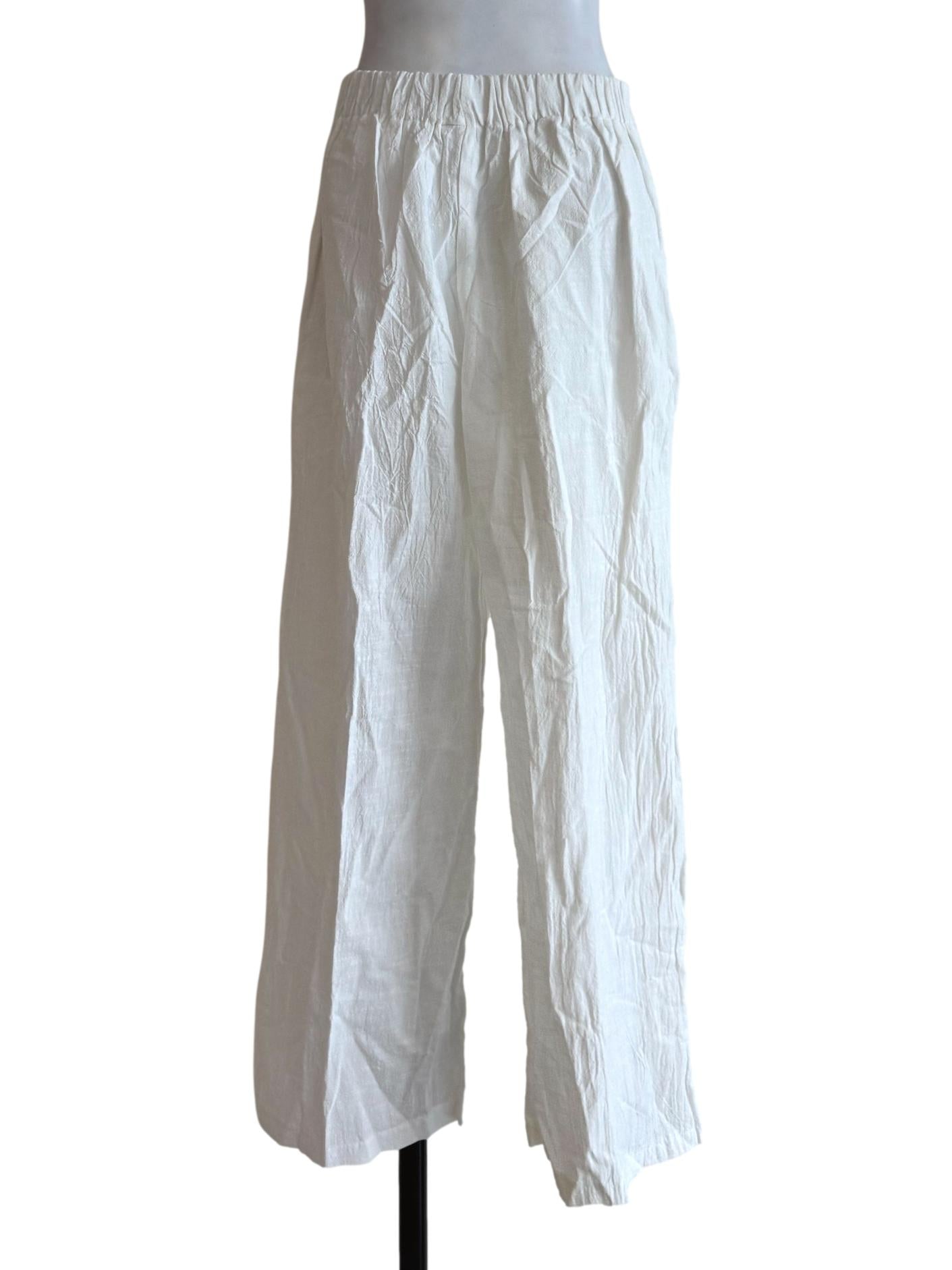 Cotton White Palazzo