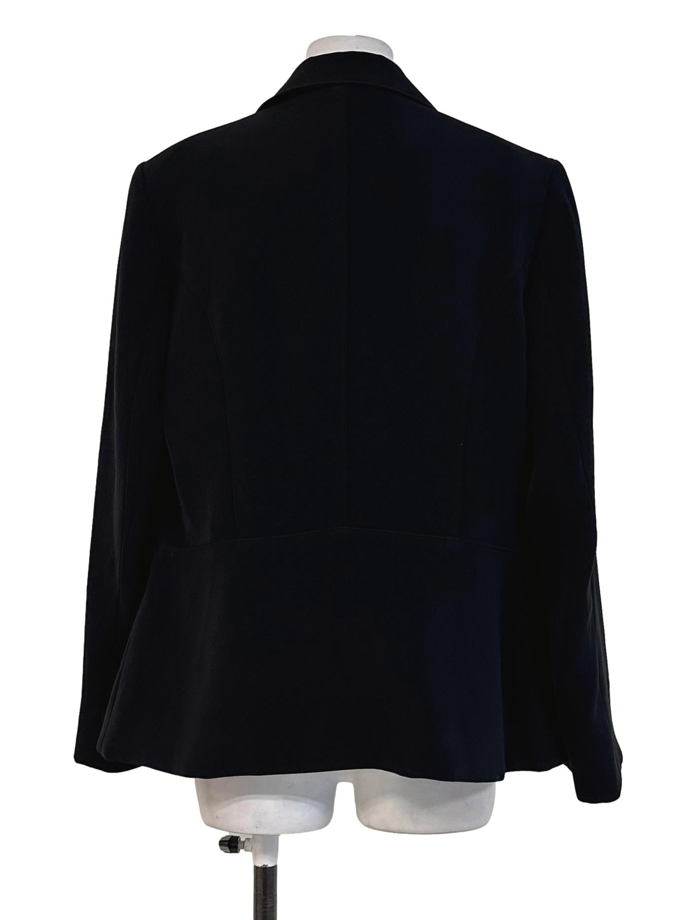 Black Plain Blazer