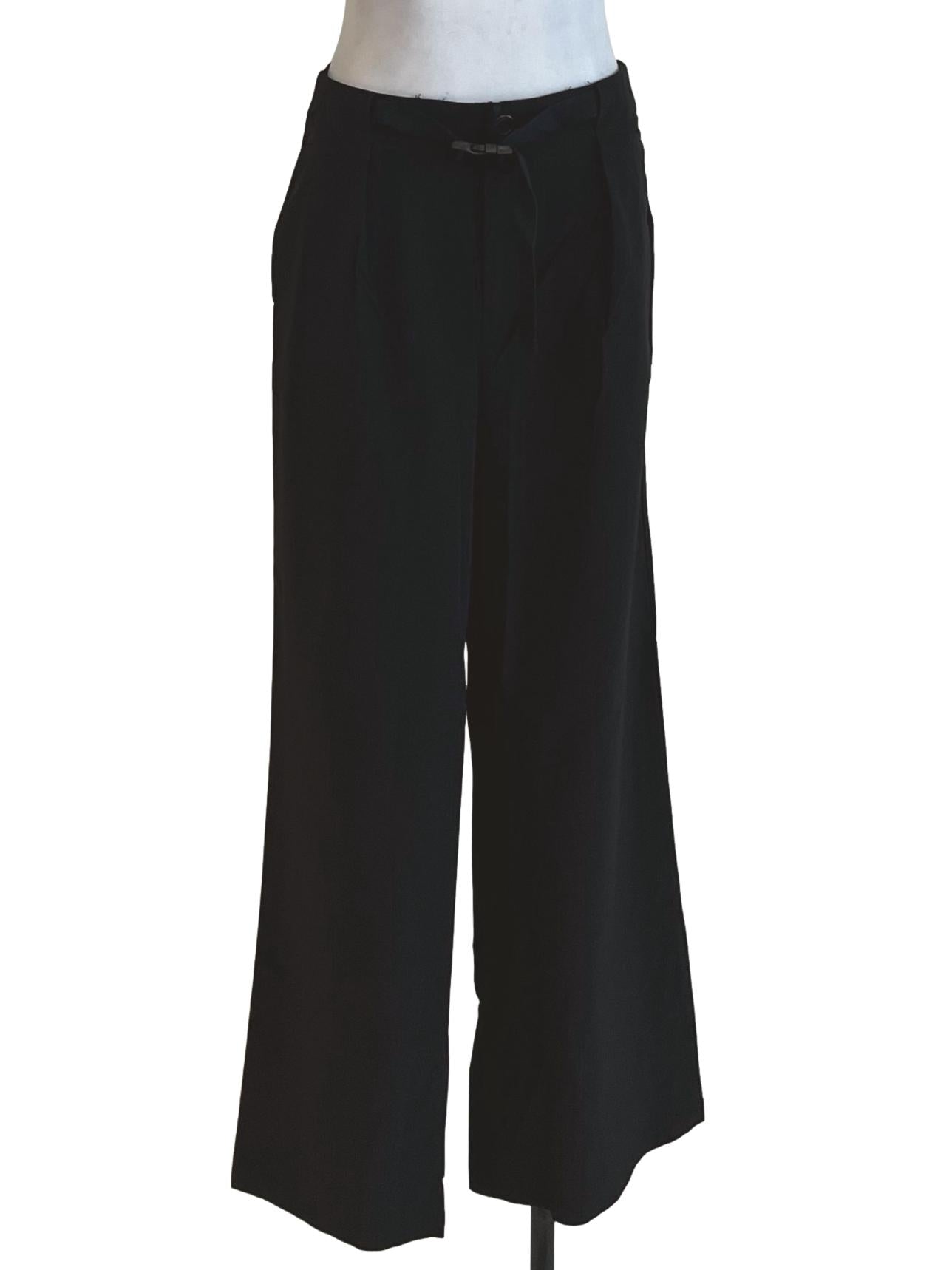 Black Sean Buckled Pants