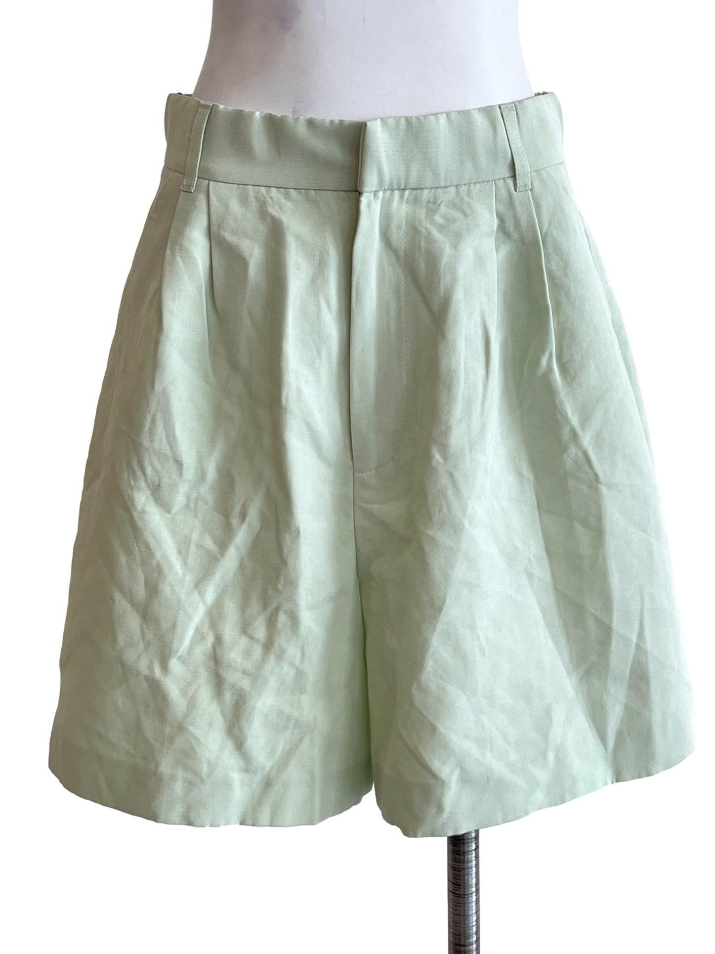 Mint Green Boyfriend Short