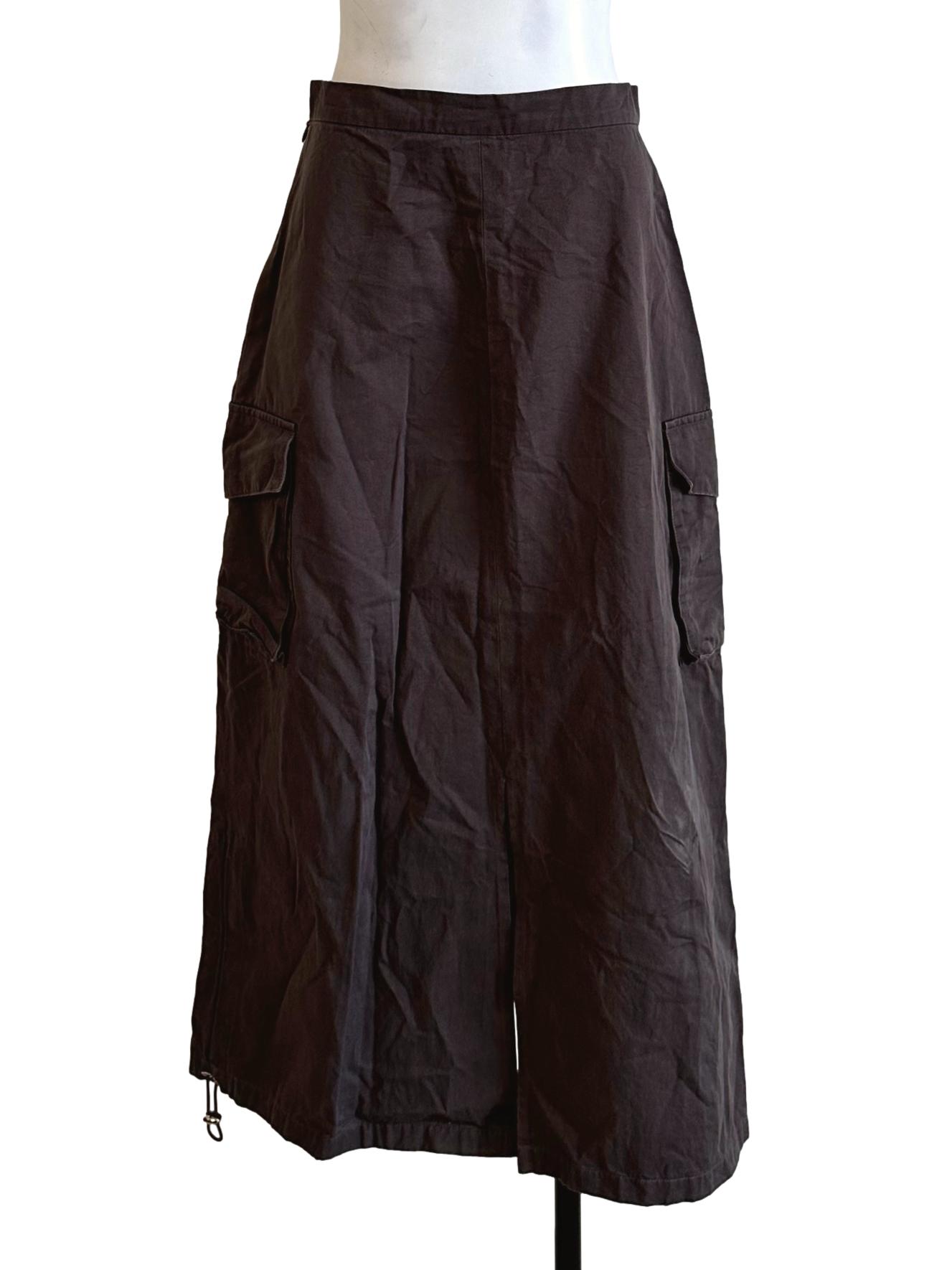 Carob Brown Cargo Skirt TCL