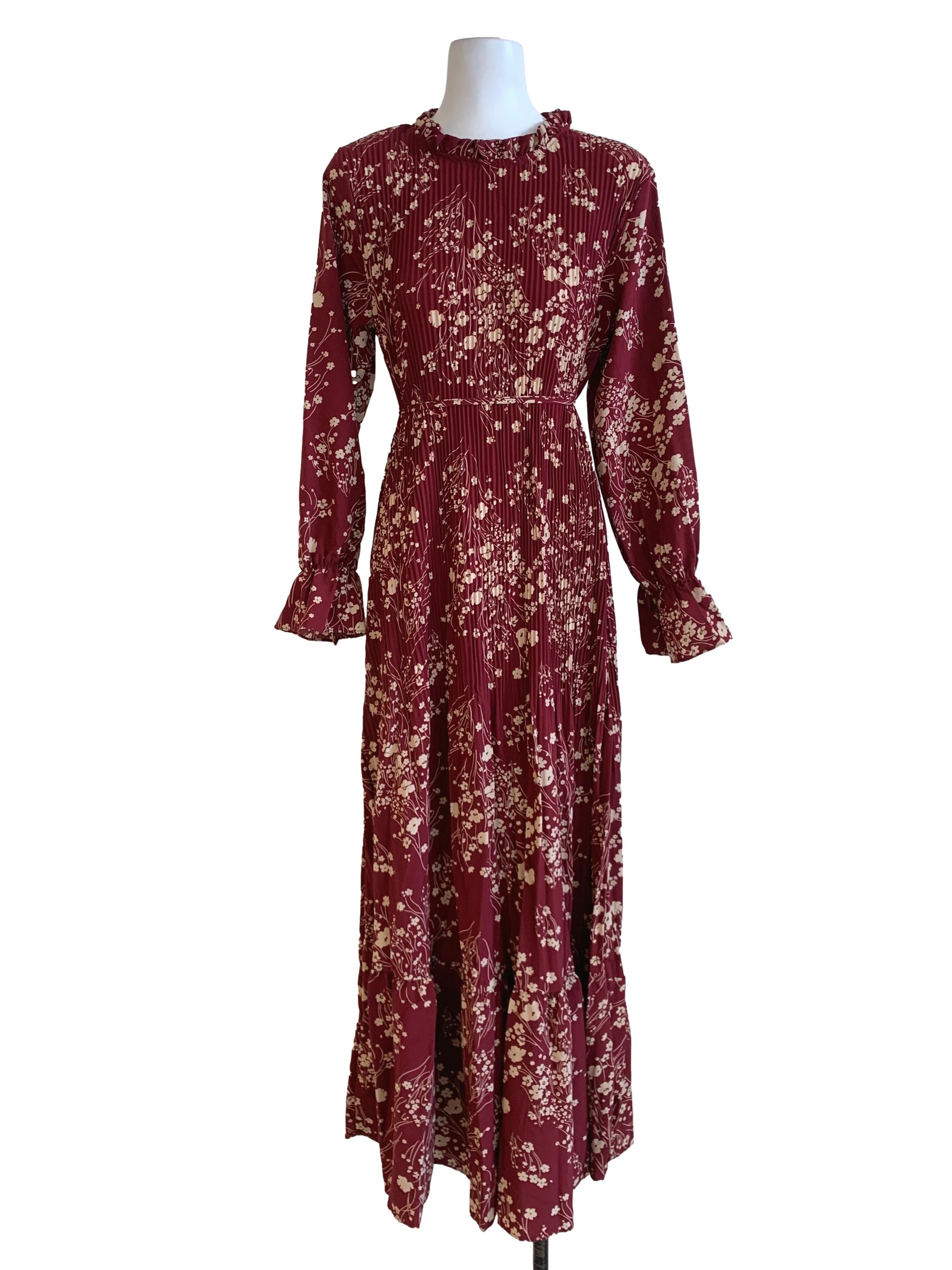 Cherry Floral Sheath Dress