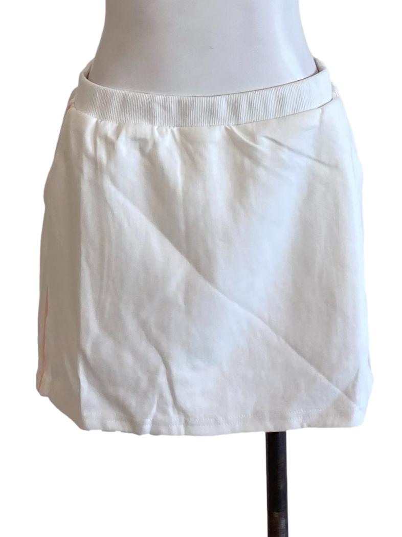 Chalk White Regular Mini Skirt