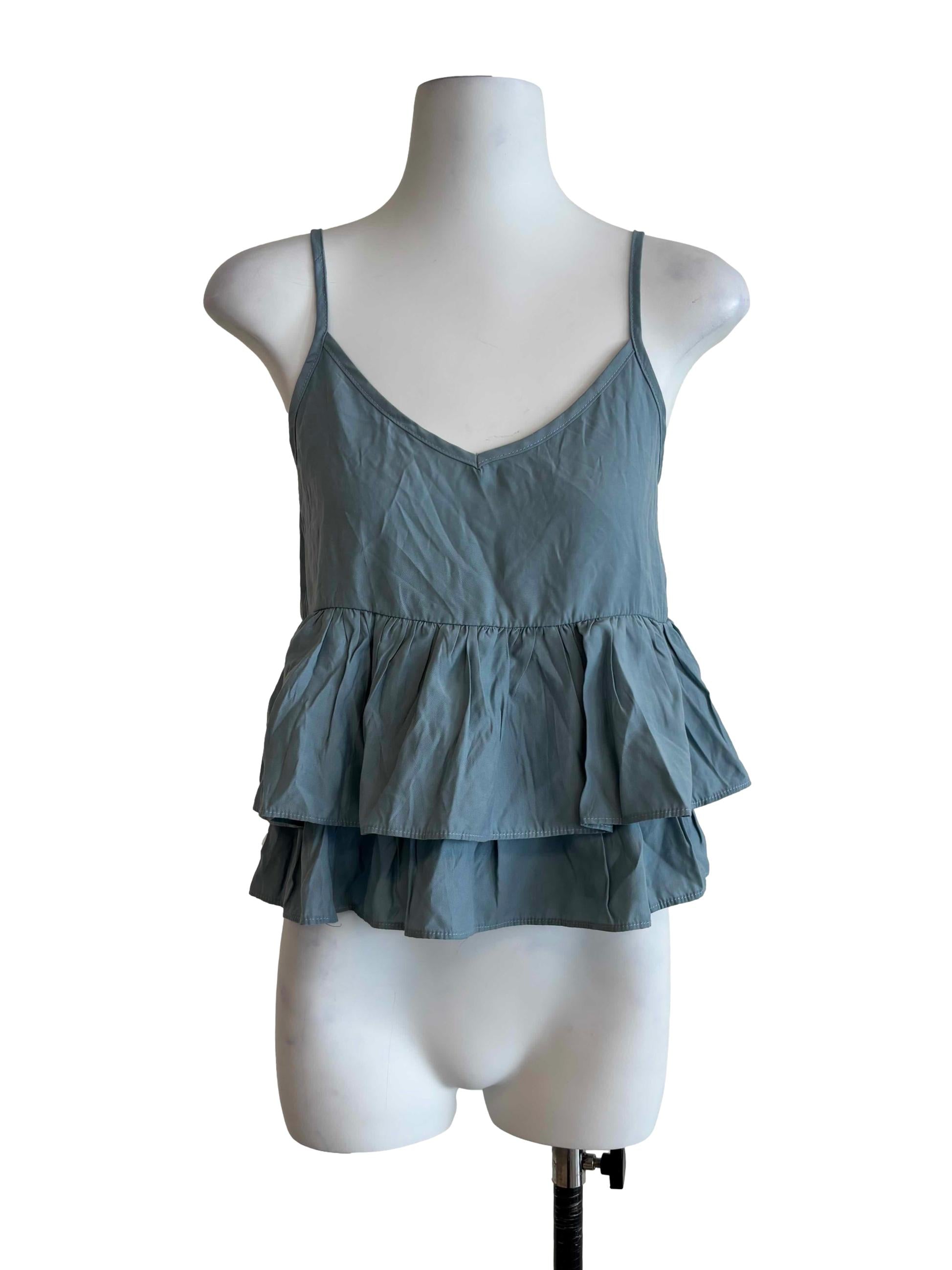 Stone Blue Layered Camisole