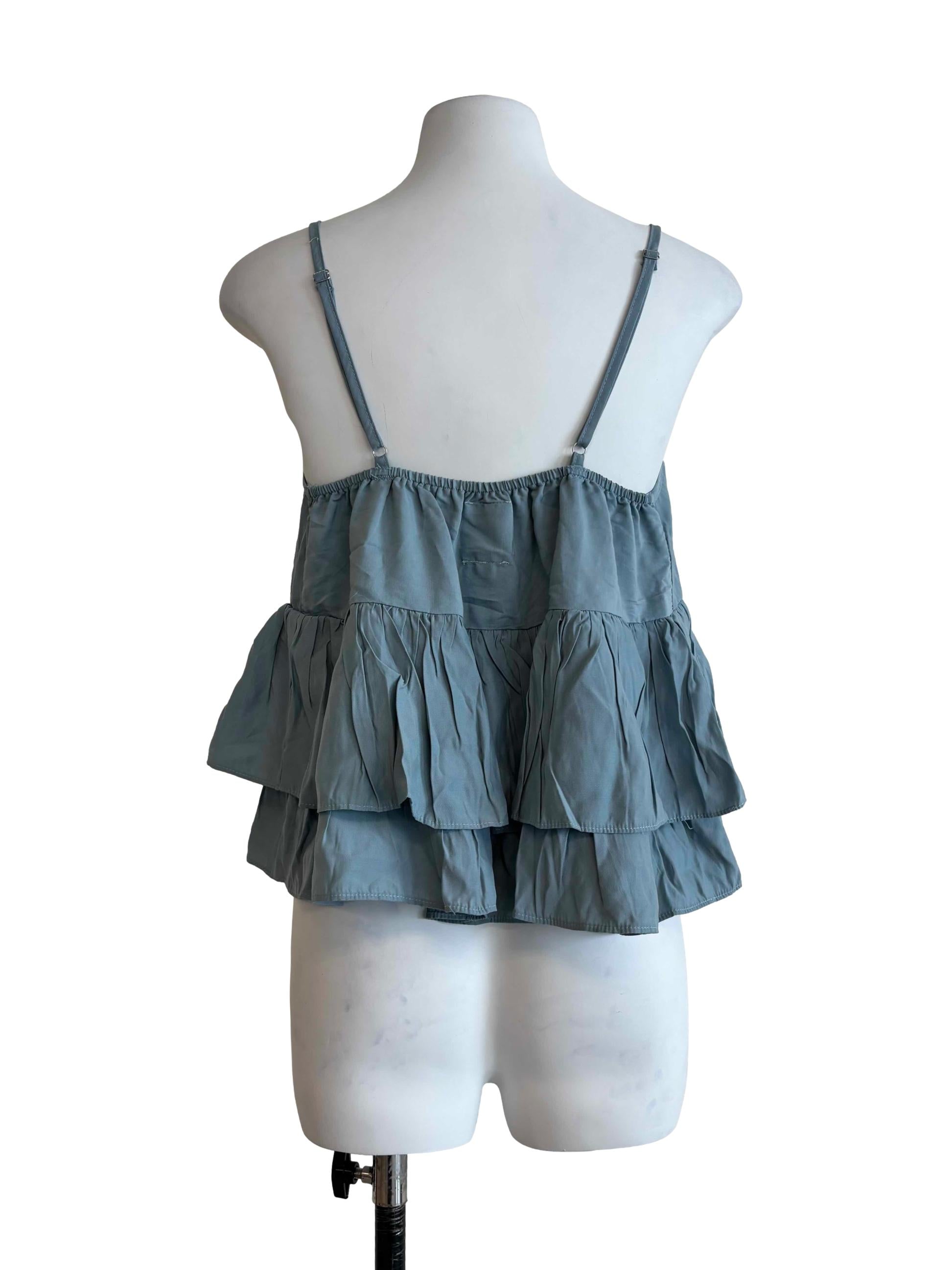 Stone Blue Layered Camisole