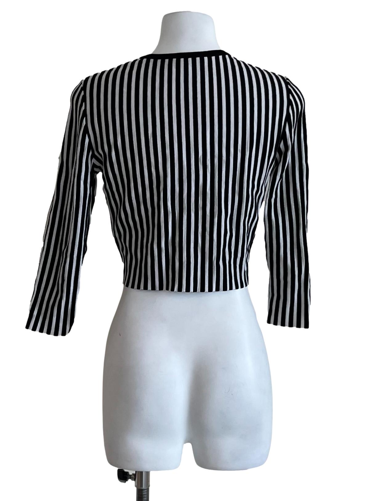 Black Bengal Stripe Cardigan