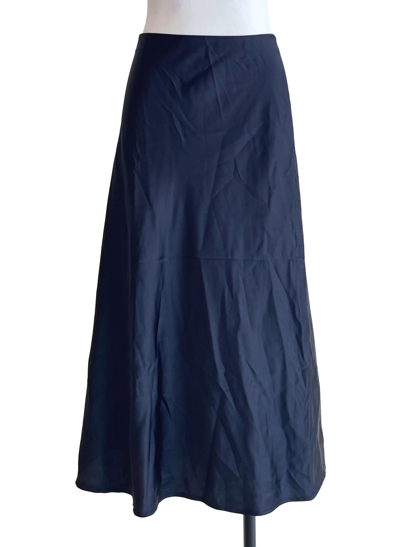 Denim Blue A-Line Skirt