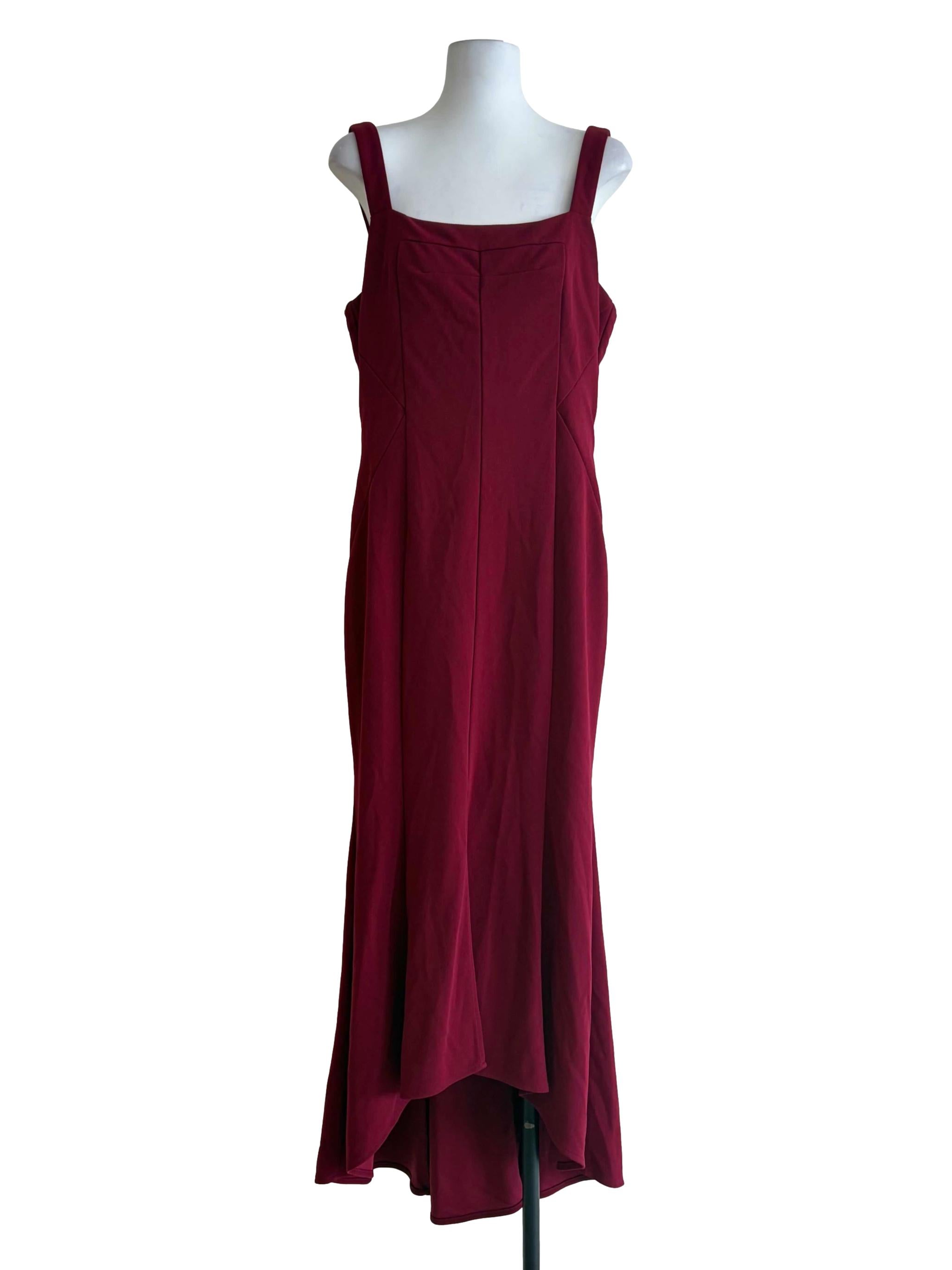 Garnet Red Bodycon Dress
