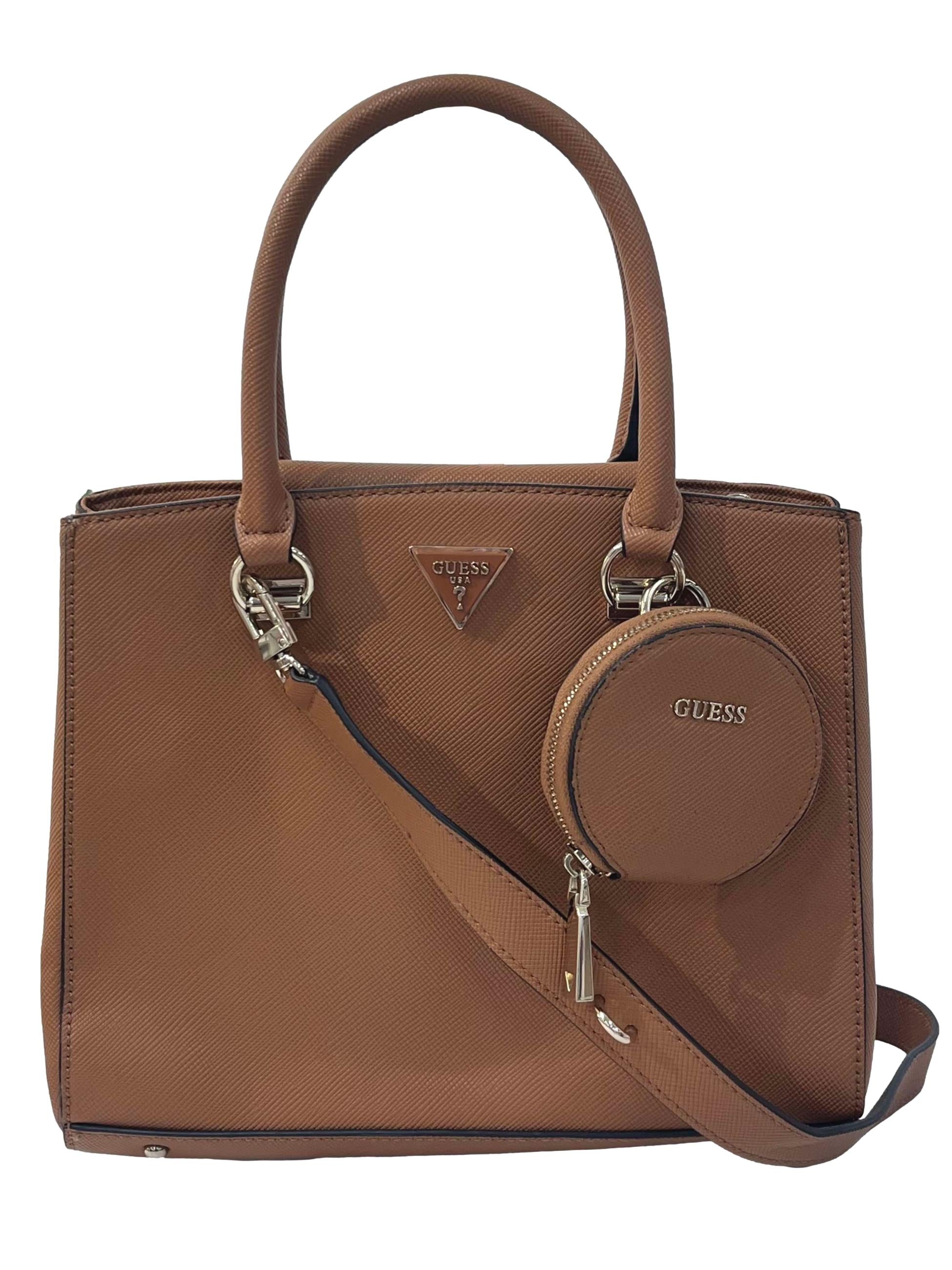 Brown Leather Medium Handbag CSN