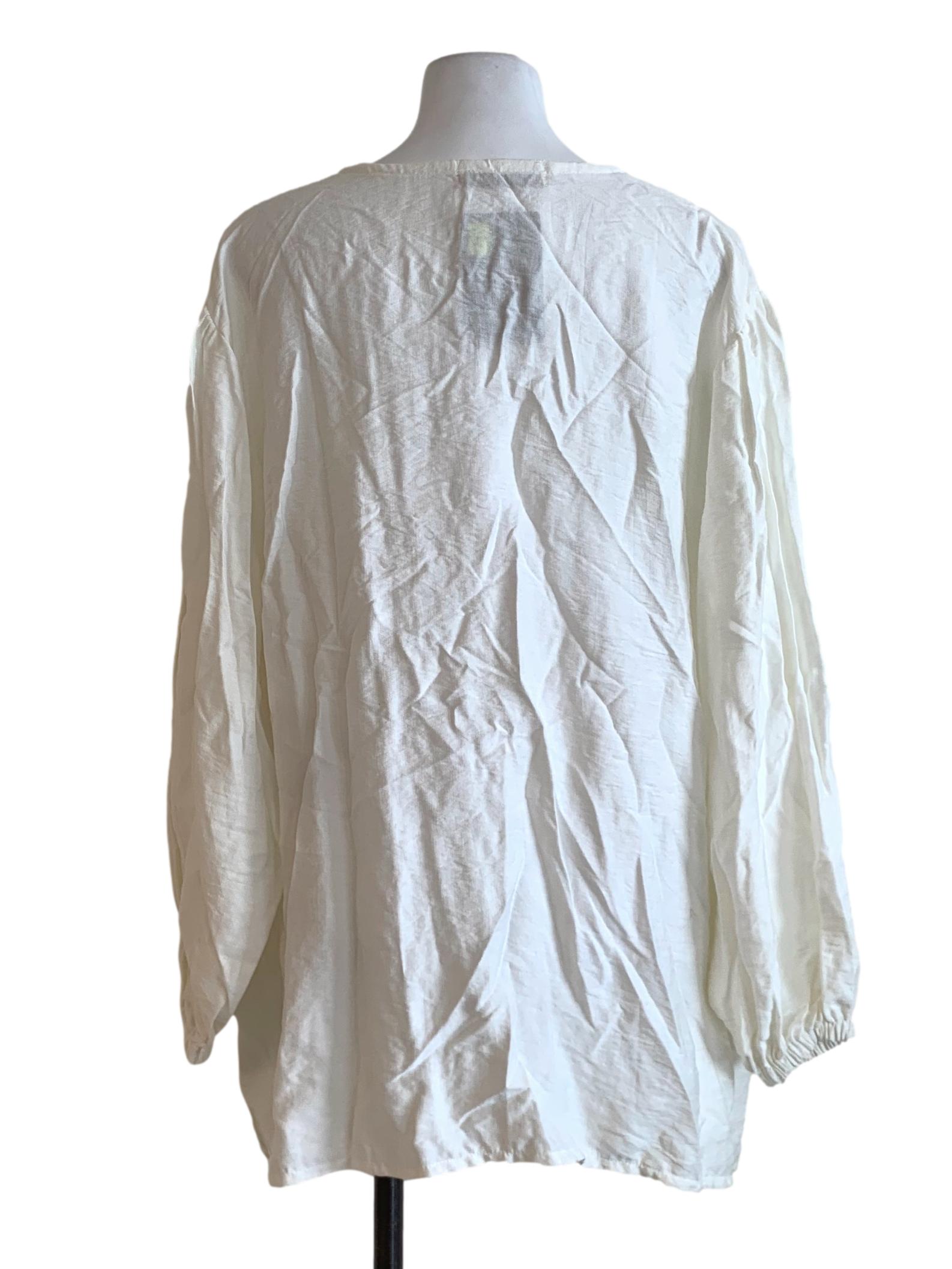 White Button Down Blouse