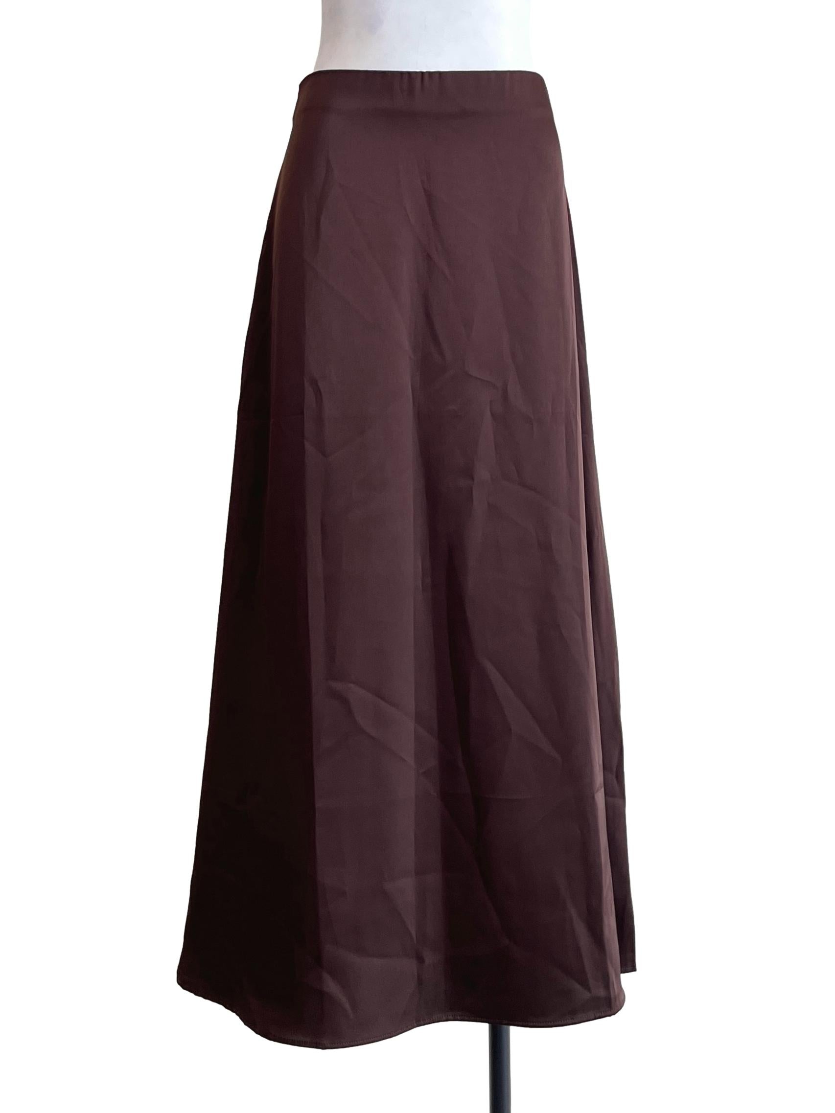 Penny Brown A-Line Skirt