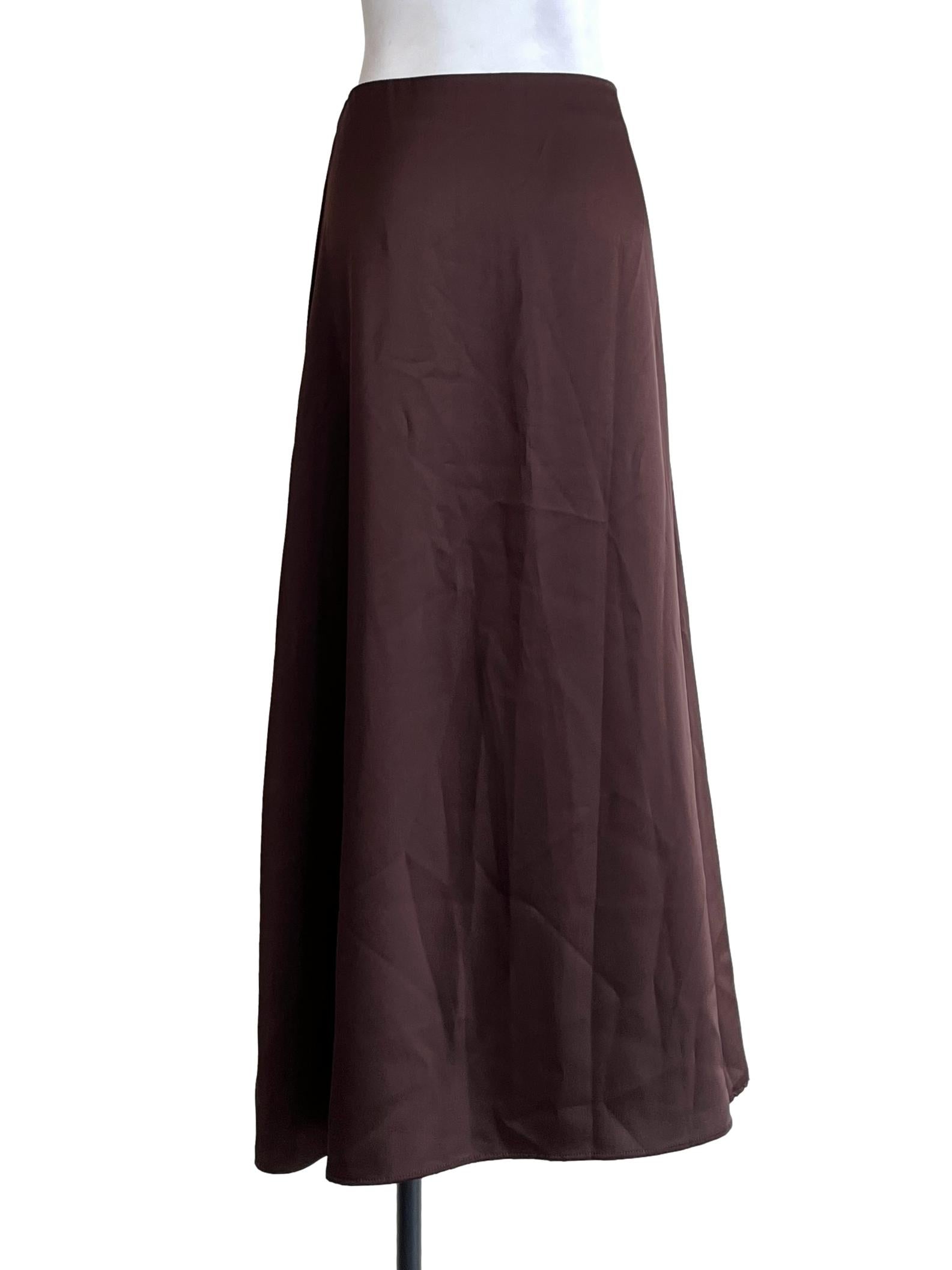 Penny Brown A-Line Skirt