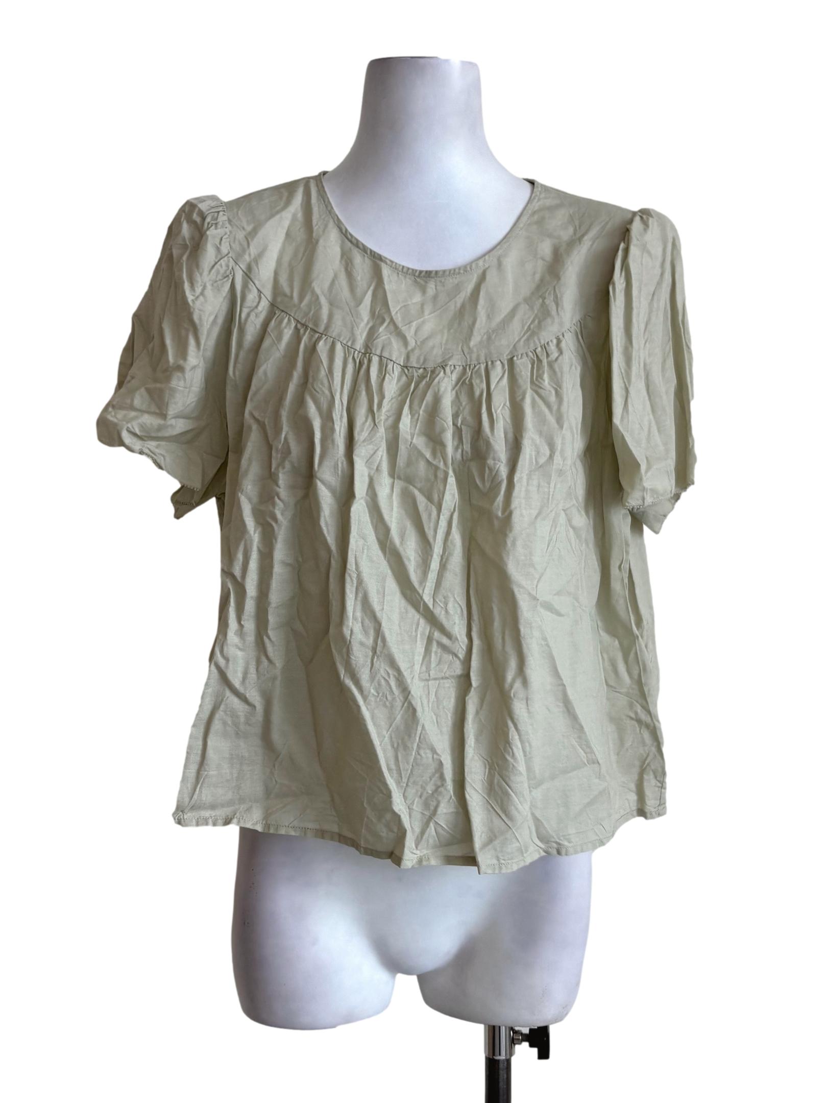 Olive Green Gypsy Neck Top