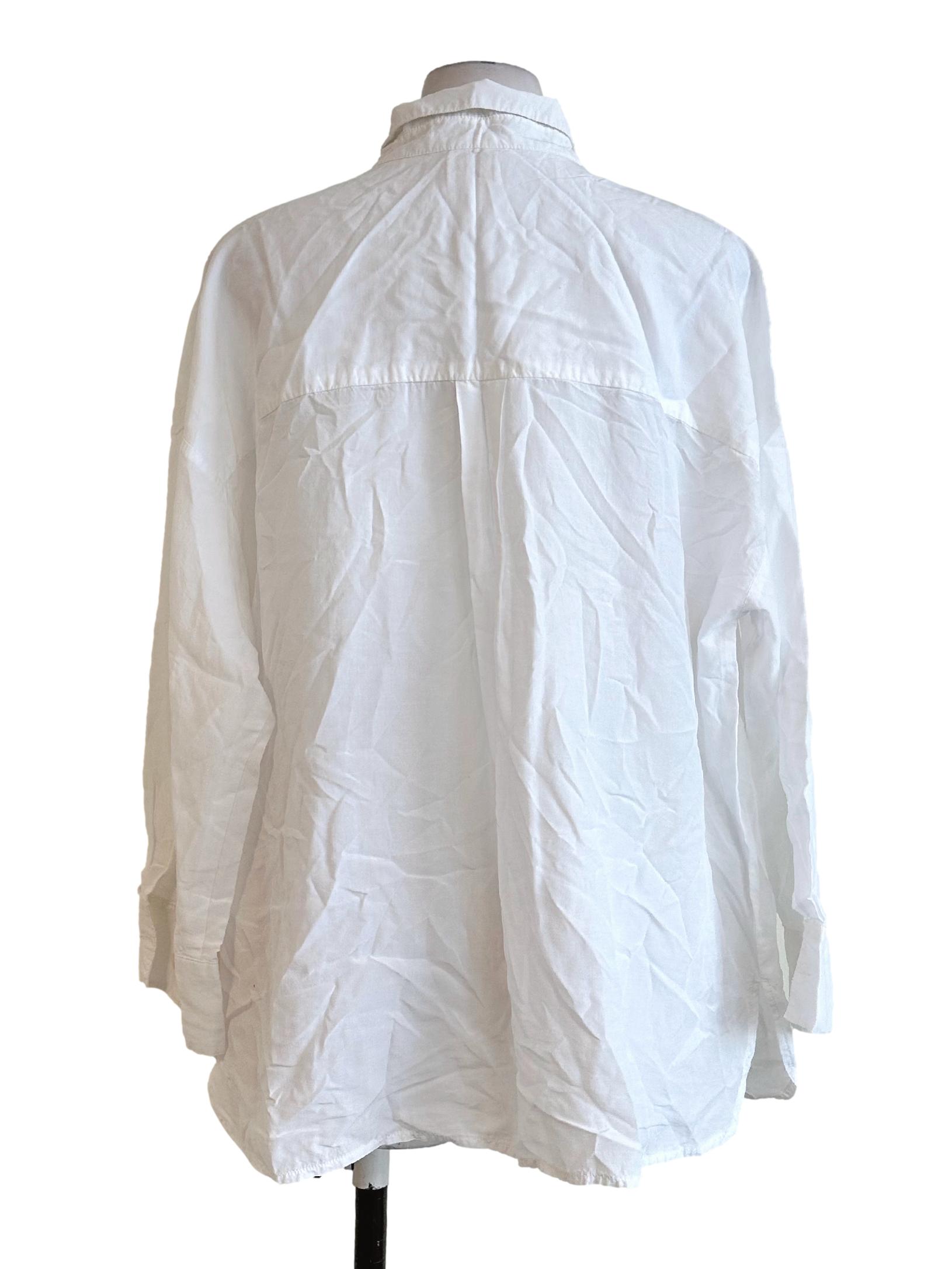 Porcelain White Collar Blouse TCL