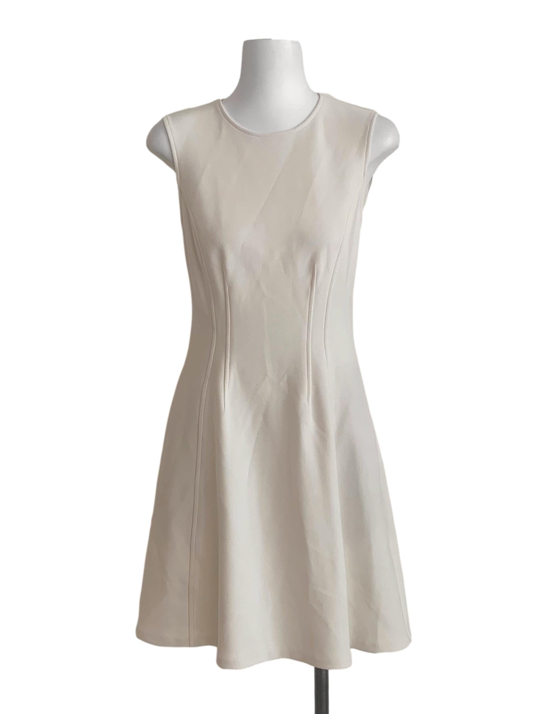 Parchment White Sheath Dress LB