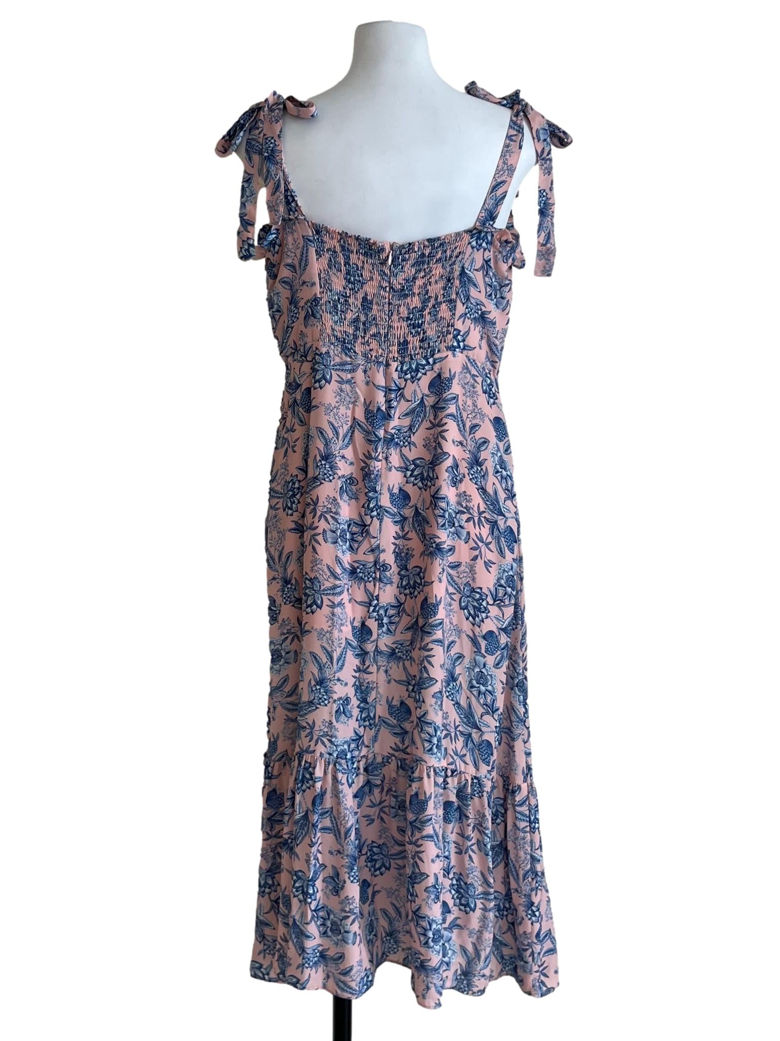 Flamingo Floral A-Line Dress