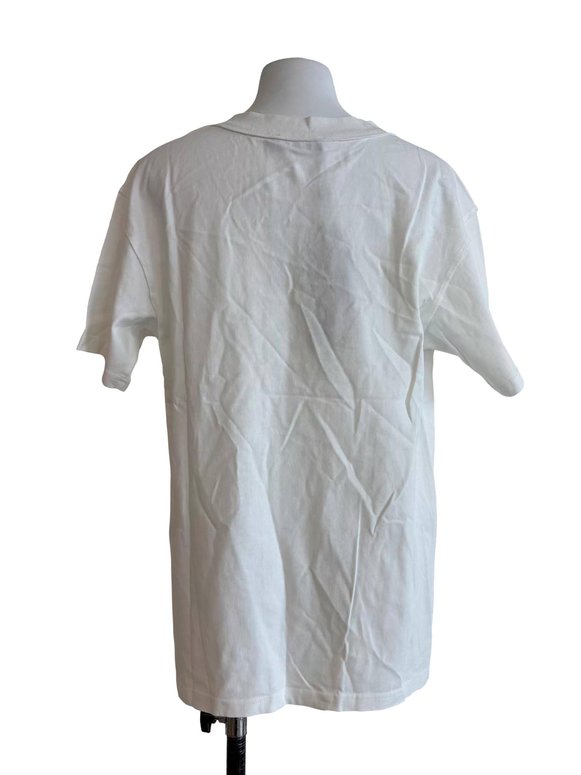 Powder White V-Neck T-Shirt