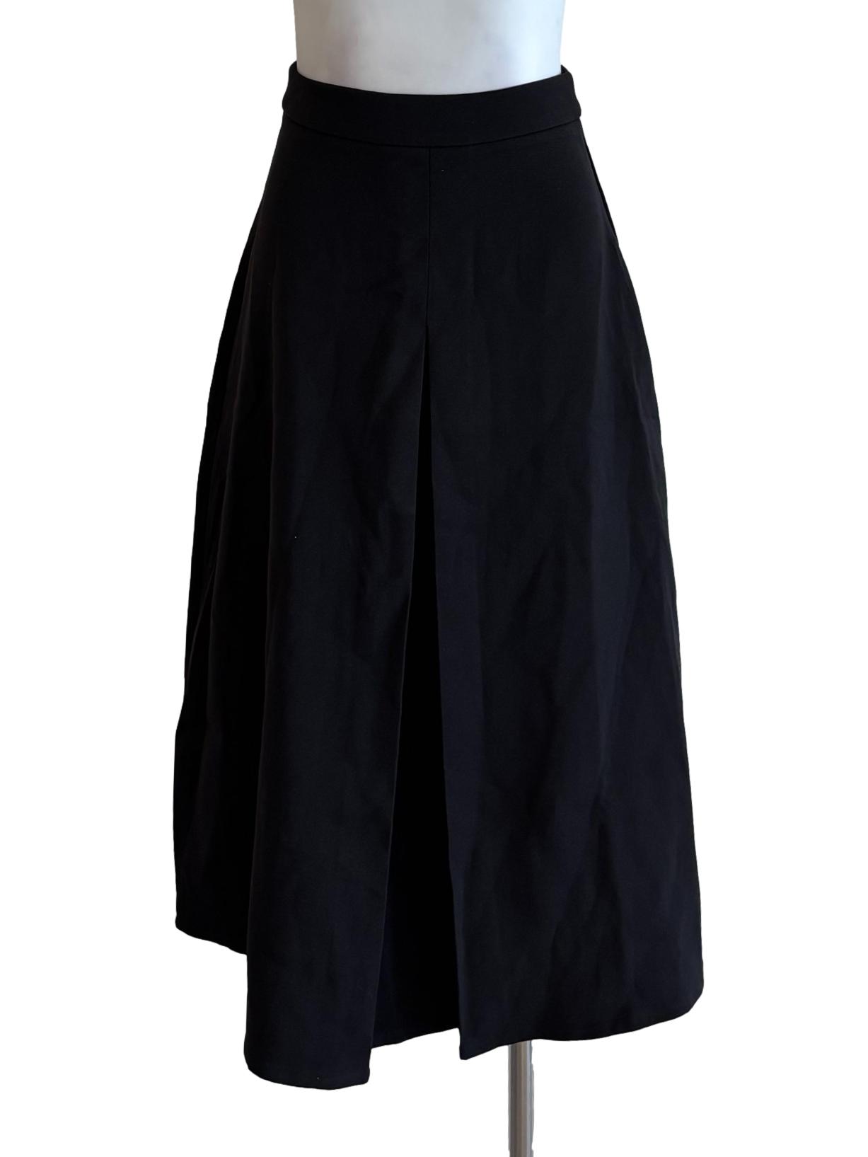 Slate Black Midi Skirt