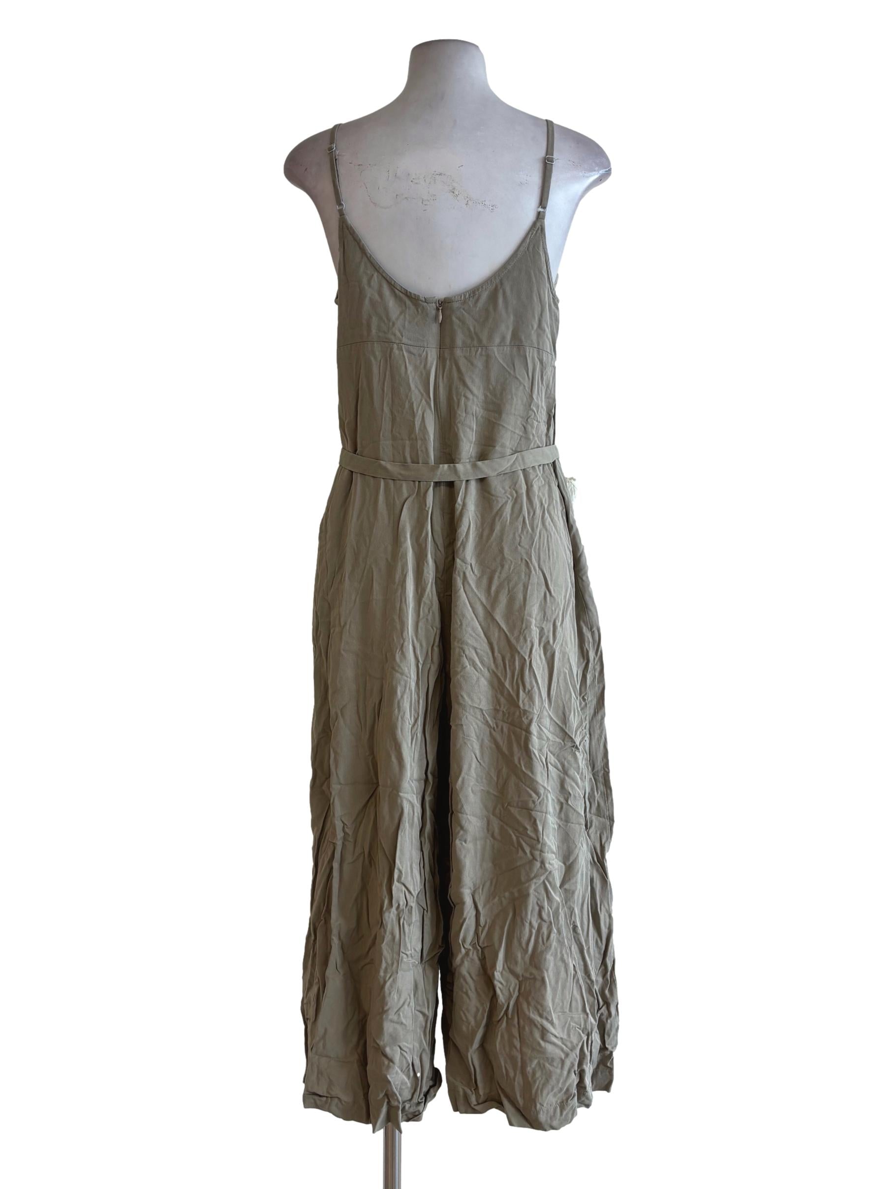 Sage Green Quarter Jumpsuit