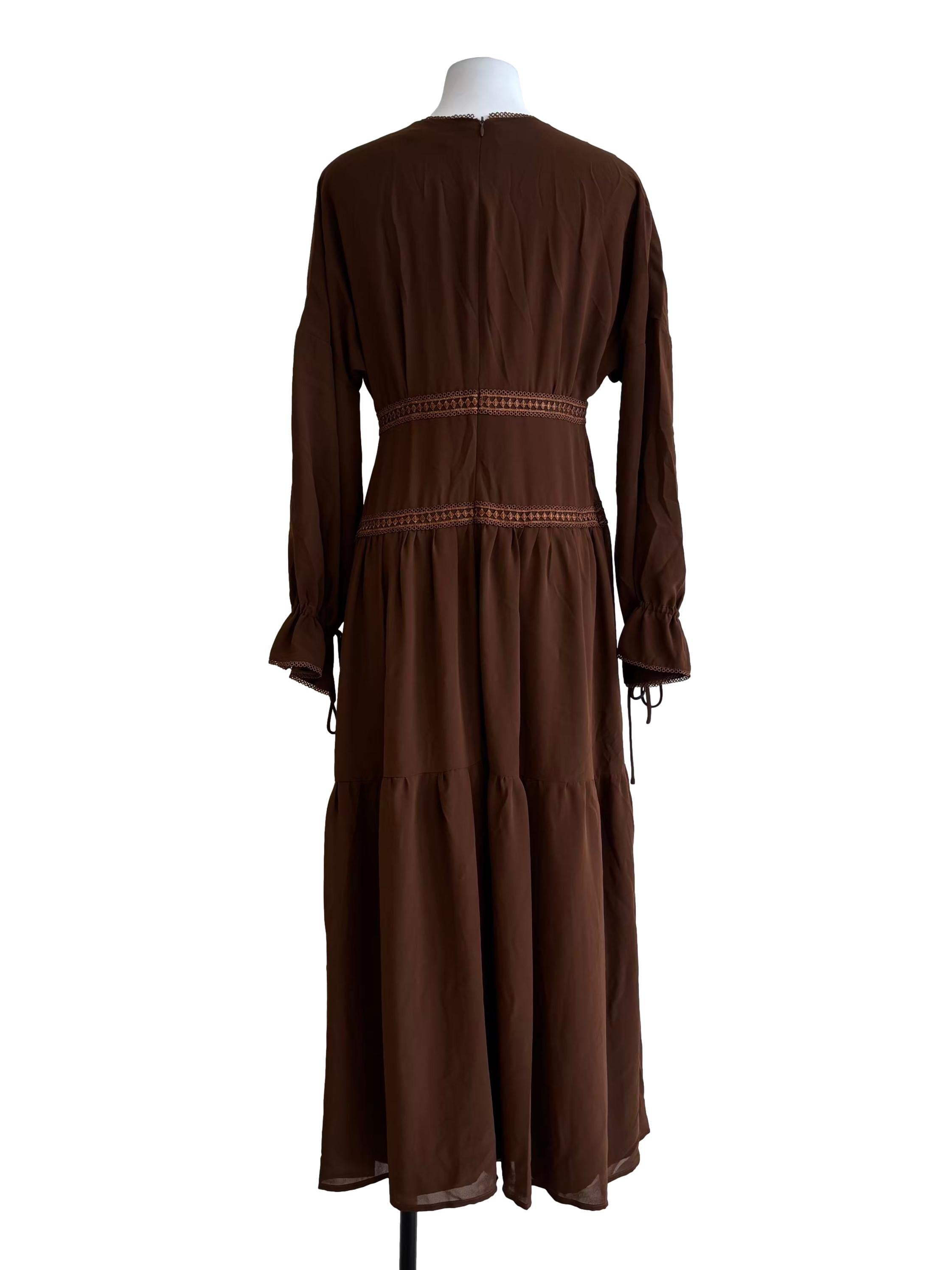 Chocolate Dropwaist Empire Dress