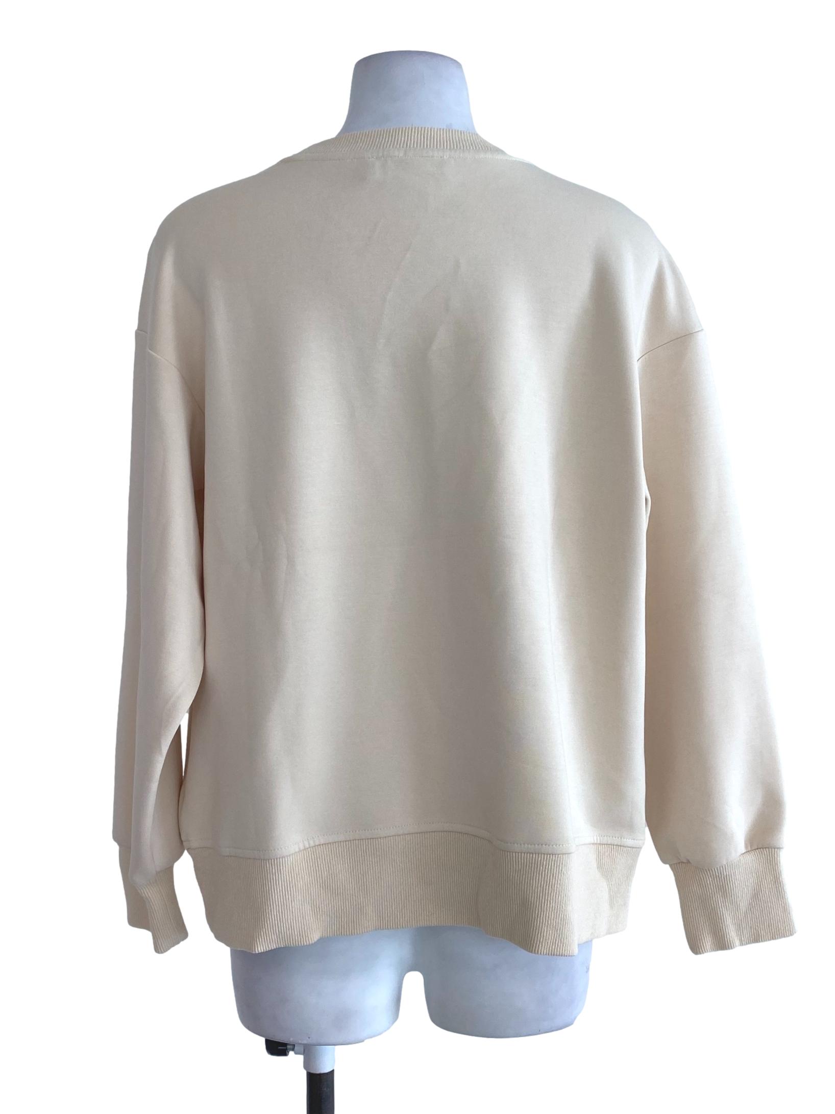 Beige Graphic Top LB