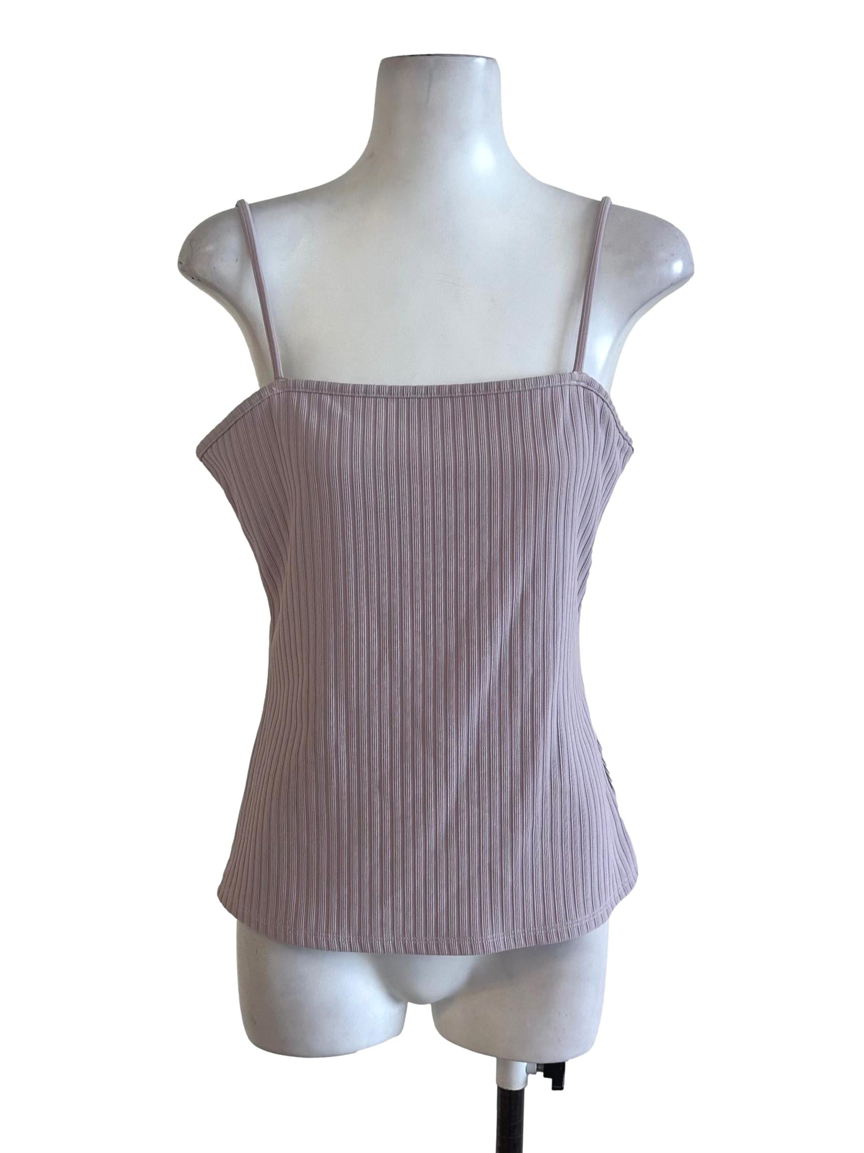 Love Bonito Pastel Purple Stripe Sleveless Top | REFASH