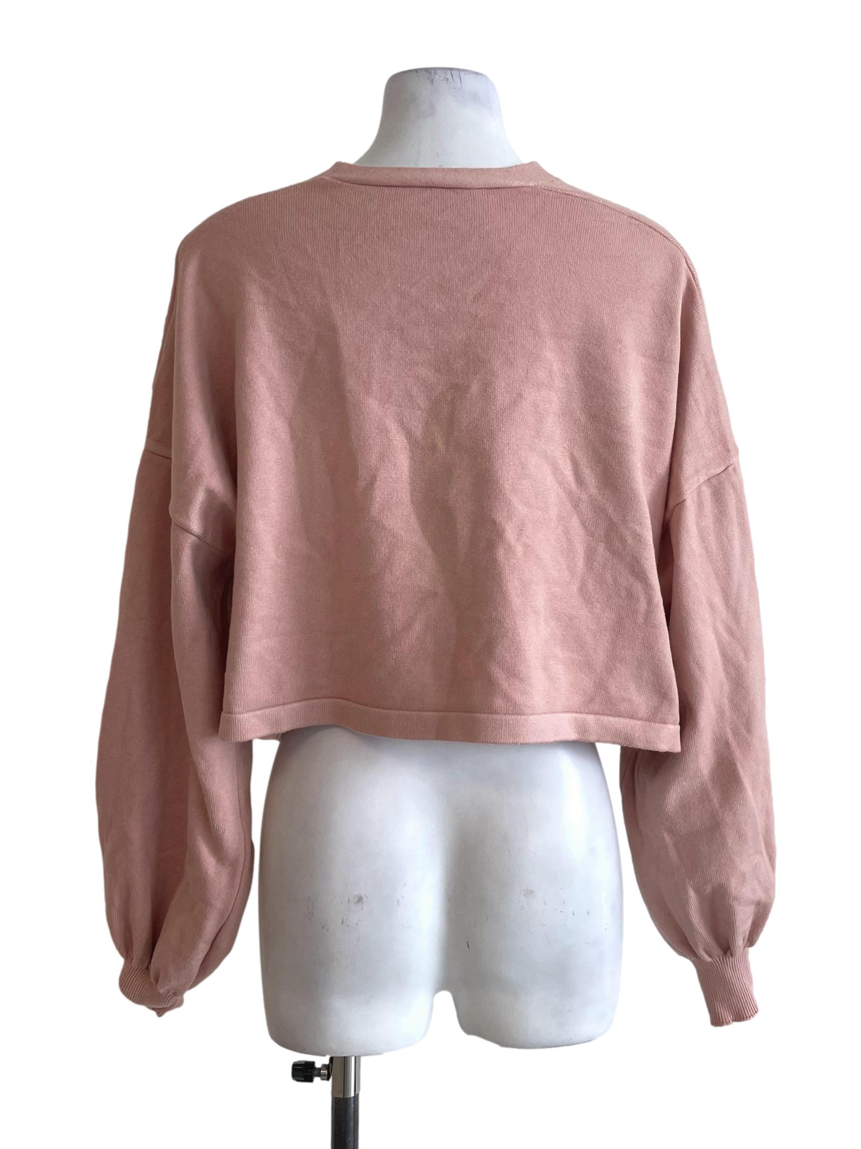 Peach Ribbed Jacket