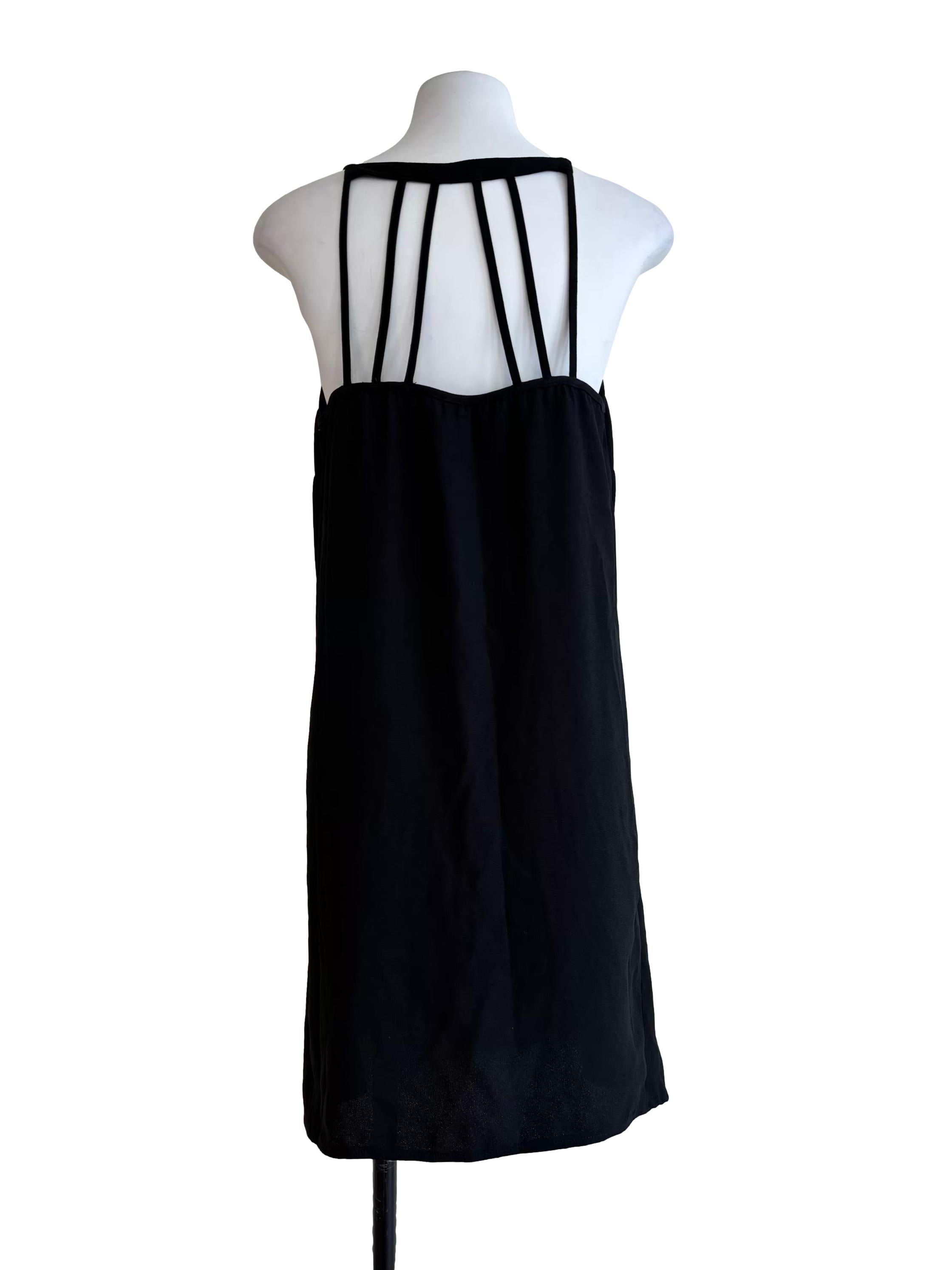 Parisian Black Camisole Slip Dress
